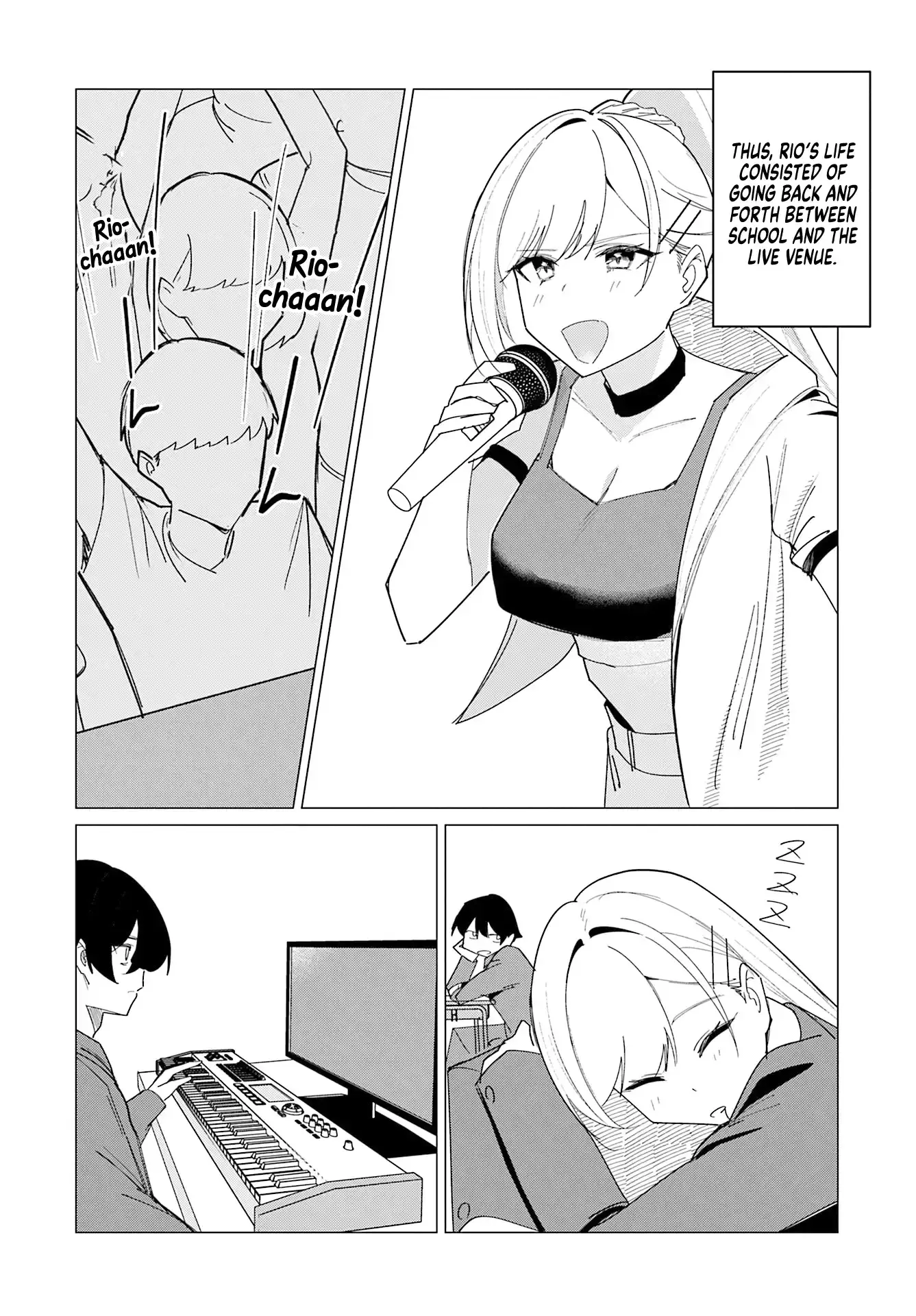Chika Idol wo Kage de Sasaeru Ore Chapter 19 - page 17