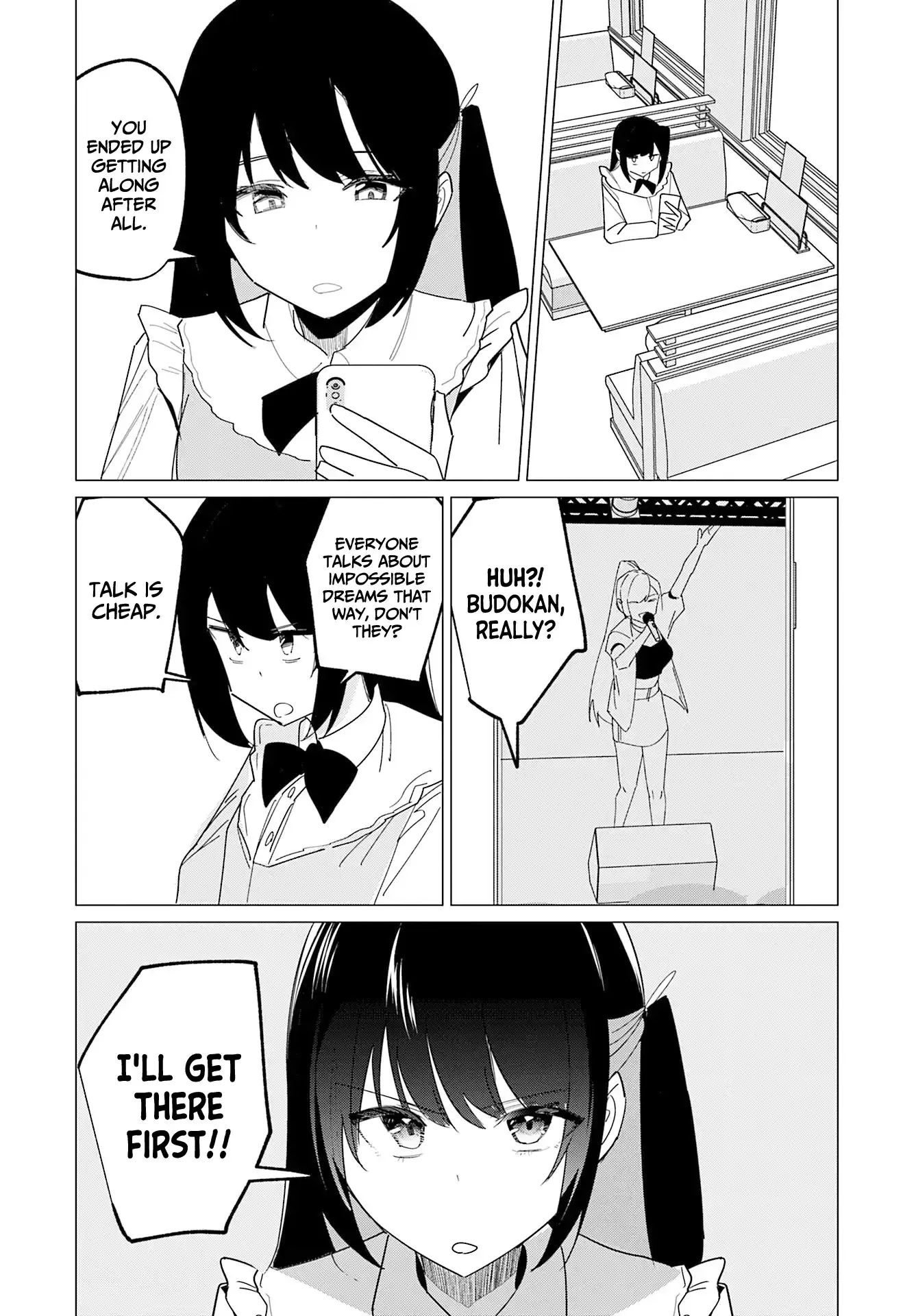 Chika Idol wo Kage de Sasaeru Ore Chapter 19 - page 19