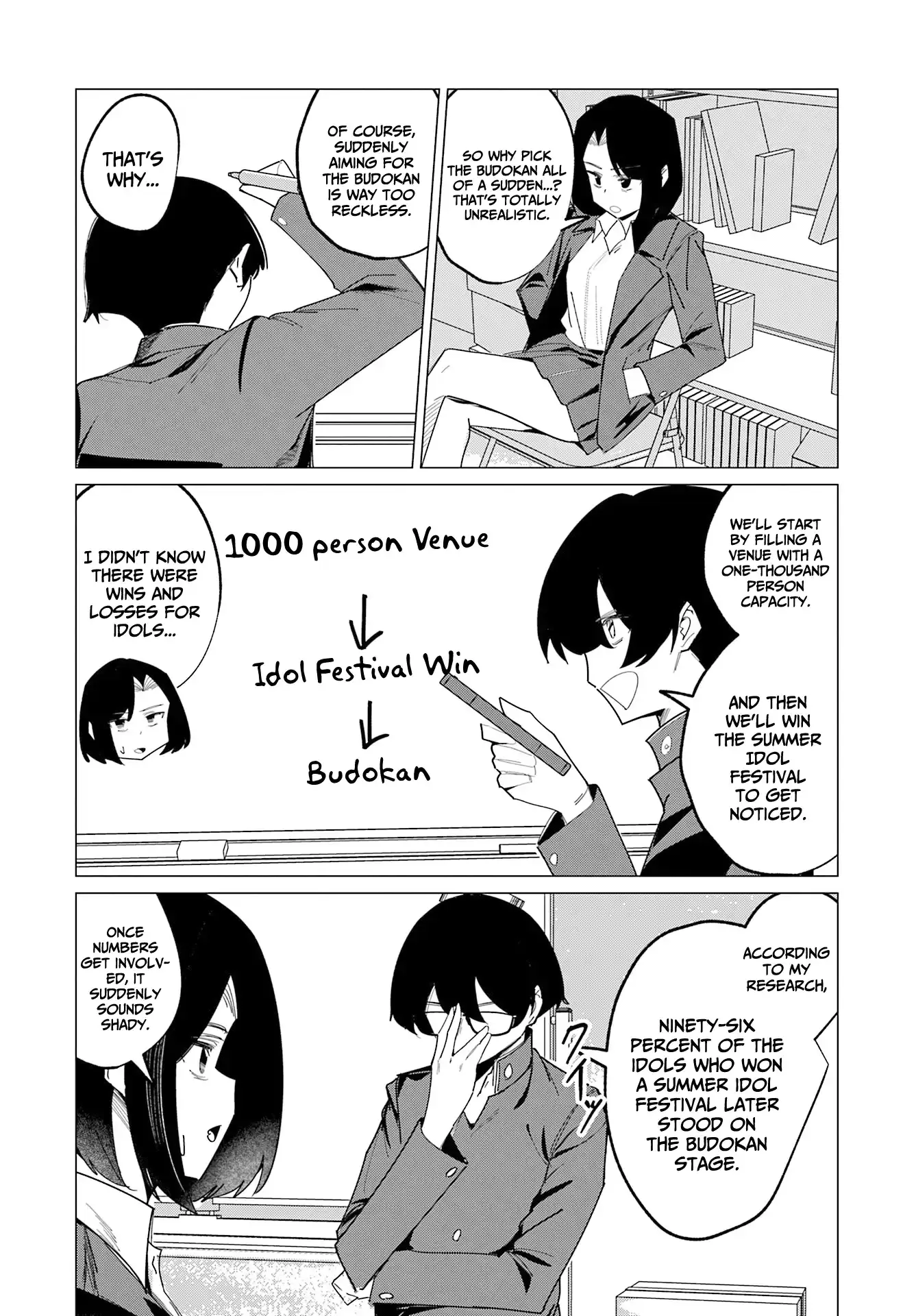 Chika Idol wo Kage de Sasaeru Ore Chapter 19 - page 5