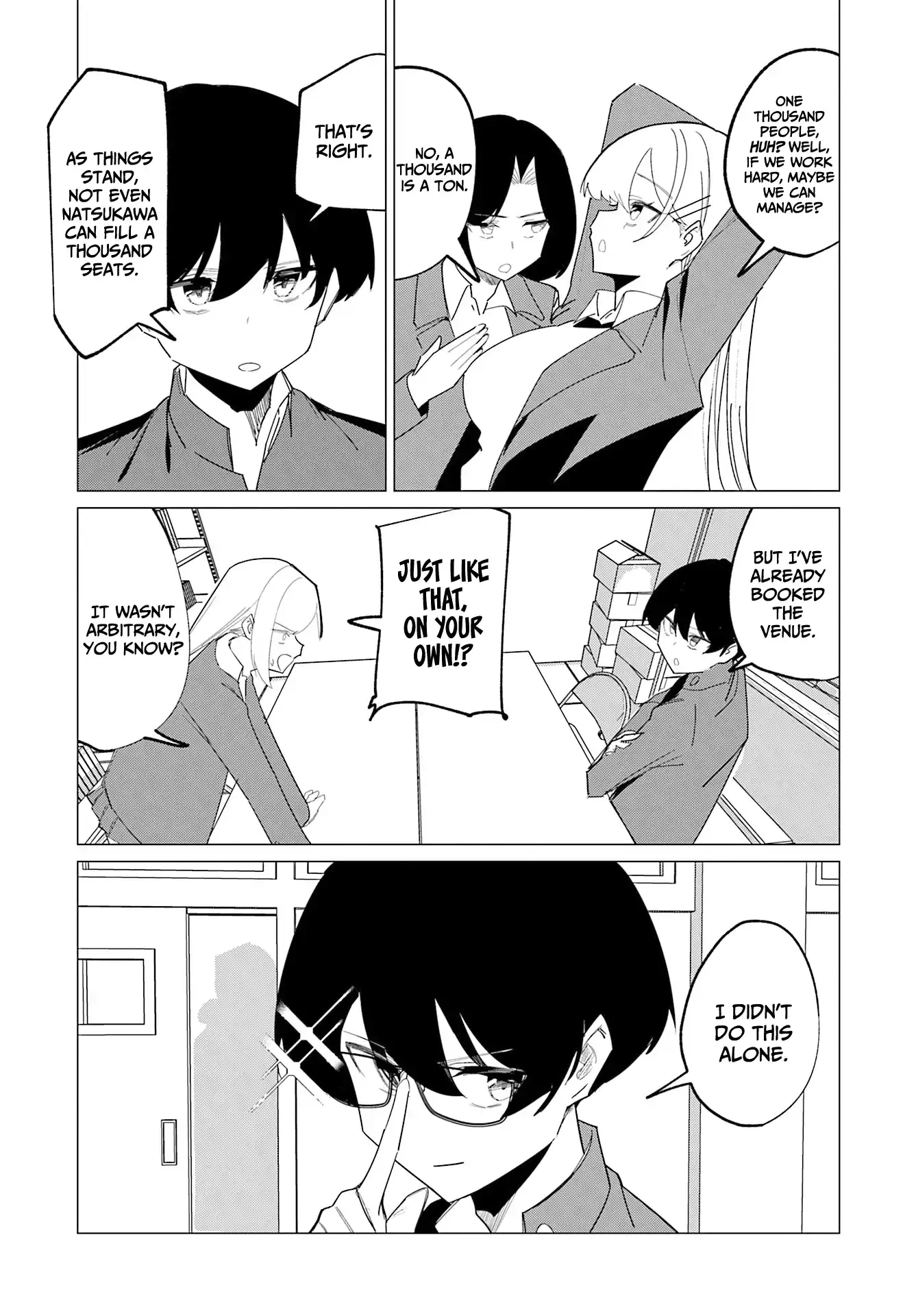 Chika Idol wo Kage de Sasaeru Ore Chapter 19 - page 6
