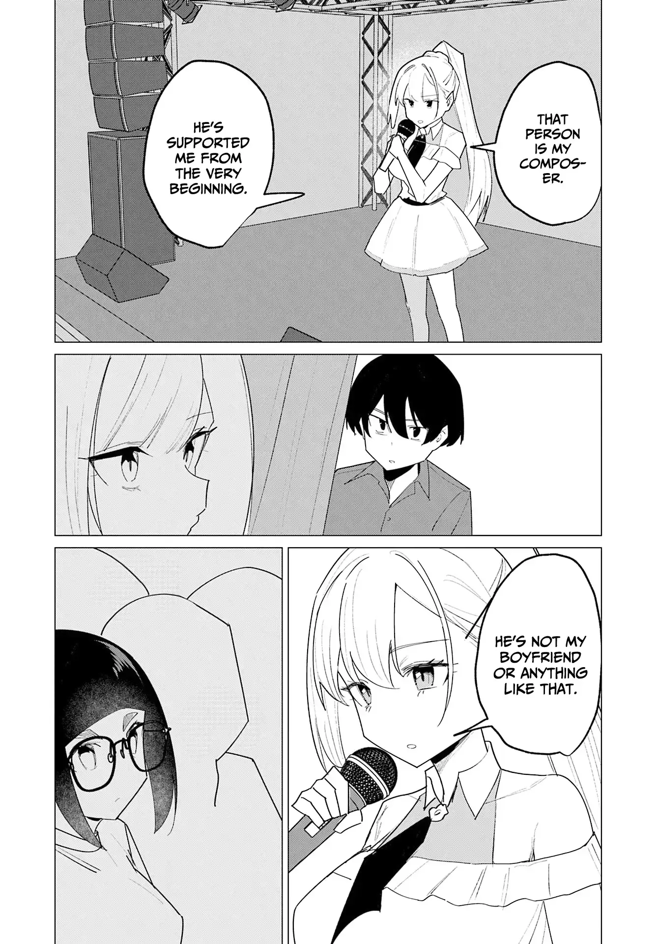 Chika Idol wo Kage de Sasaeru Ore Chapter 21 - page 15