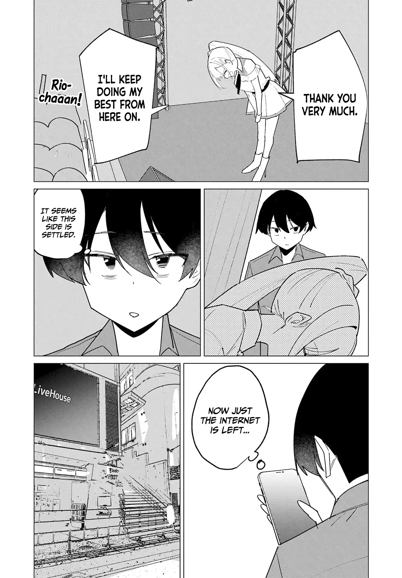 Chika Idol wo Kage de Sasaeru Ore Chapter 21 - page 18
