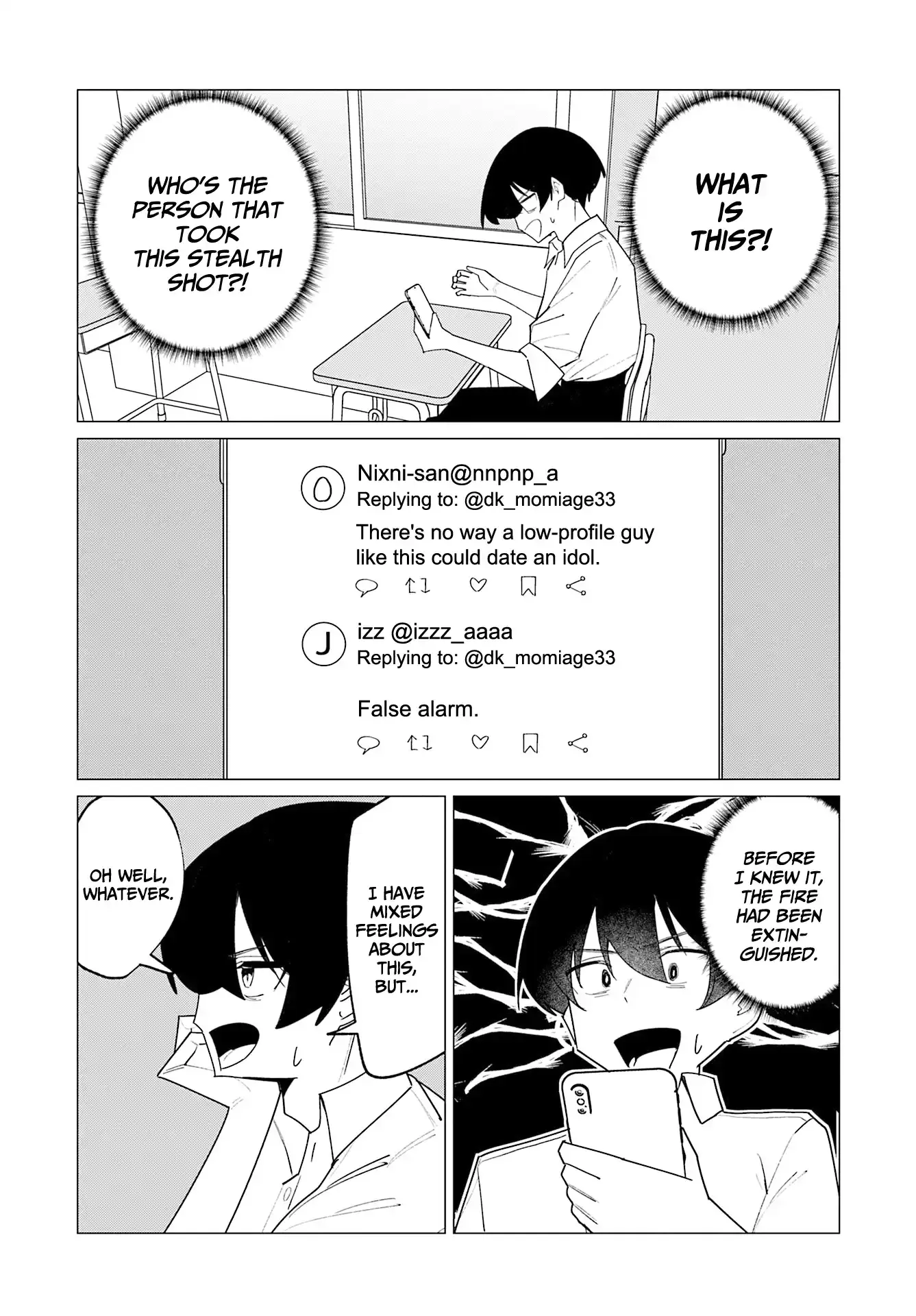 Chika Idol wo Kage de Sasaeru Ore Chapter 21 - page 22