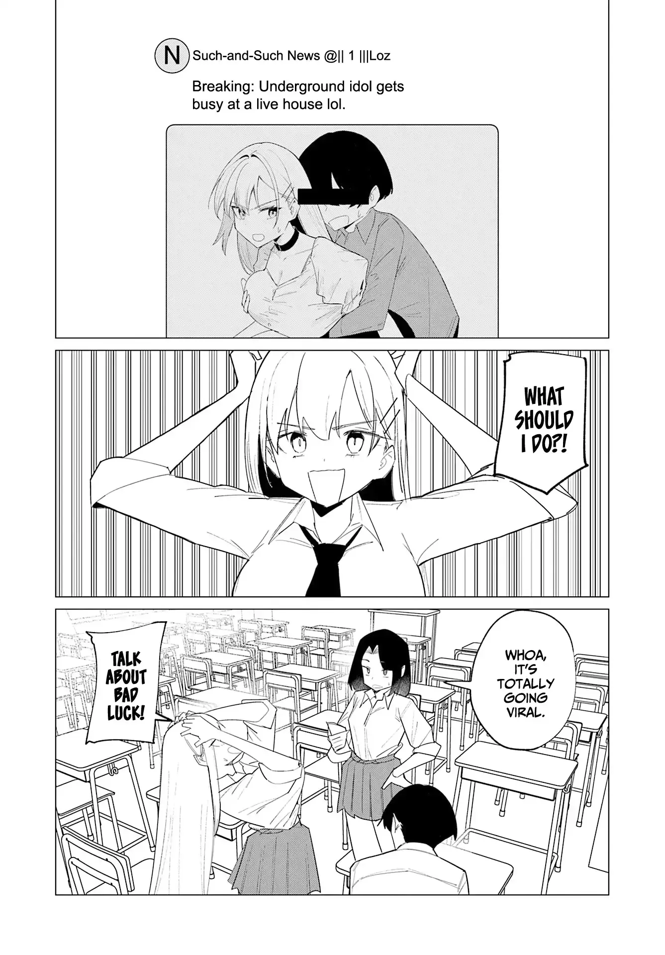 Chika Idol wo Kage de Sasaeru Ore Chapter 21 - page 9