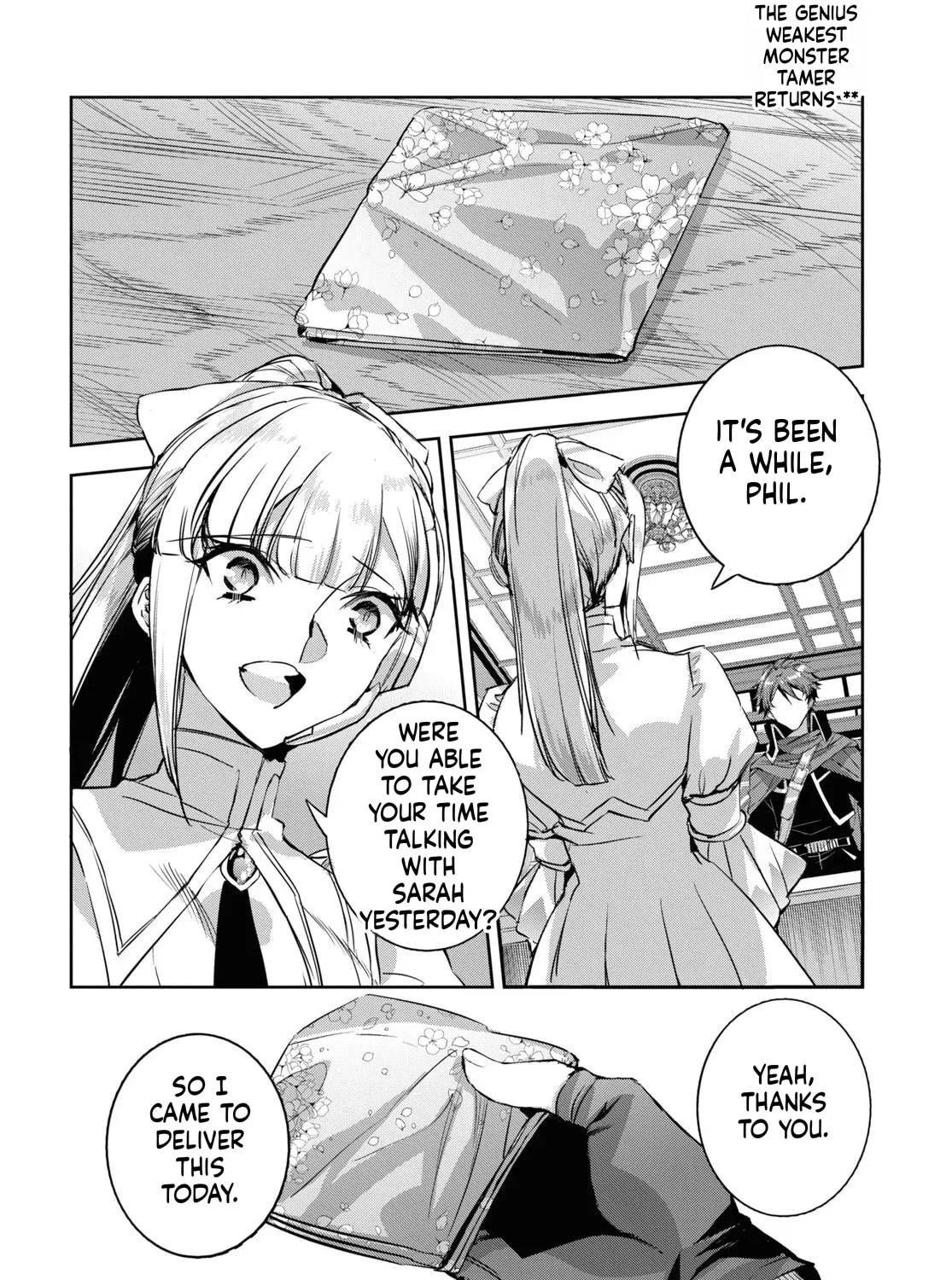 TENSAI SAIJAKU MAMONOTSUKAI HA KIKAN SHITAI ~SAIKYOU NO JUUSHA TO HIKIHANASARETE MISHIRANU CHI NI TOBASAREMASHITA Chapter 14 - page 14