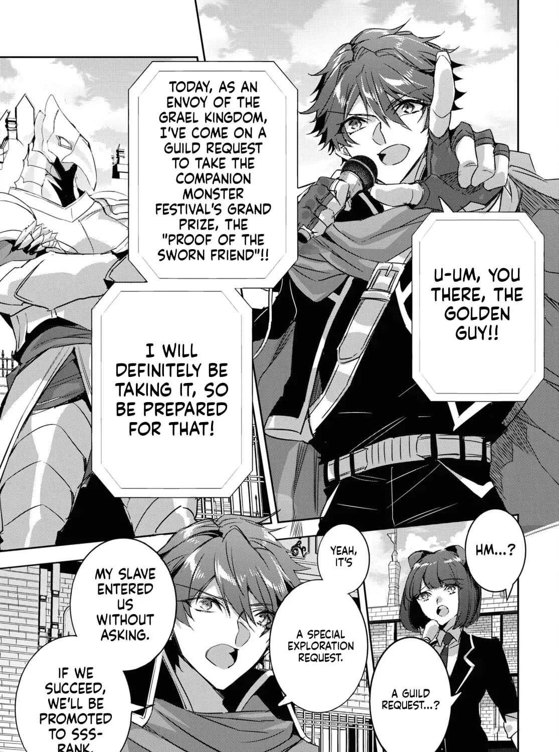 TENSAI SAIJAKU MAMONOTSUKAI HA KIKAN SHITAI ~SAIKYOU NO JUUSHA TO HIKIHANASARETE MISHIRANU CHI NI TOBASAREMASHITA Chapter 17 - page 40