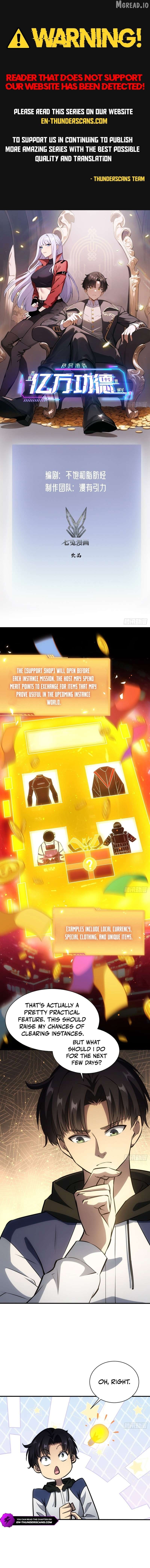 Weird Game: I Rely On Billions Of Merit Points To Clear Game Chapter 40 - page 1