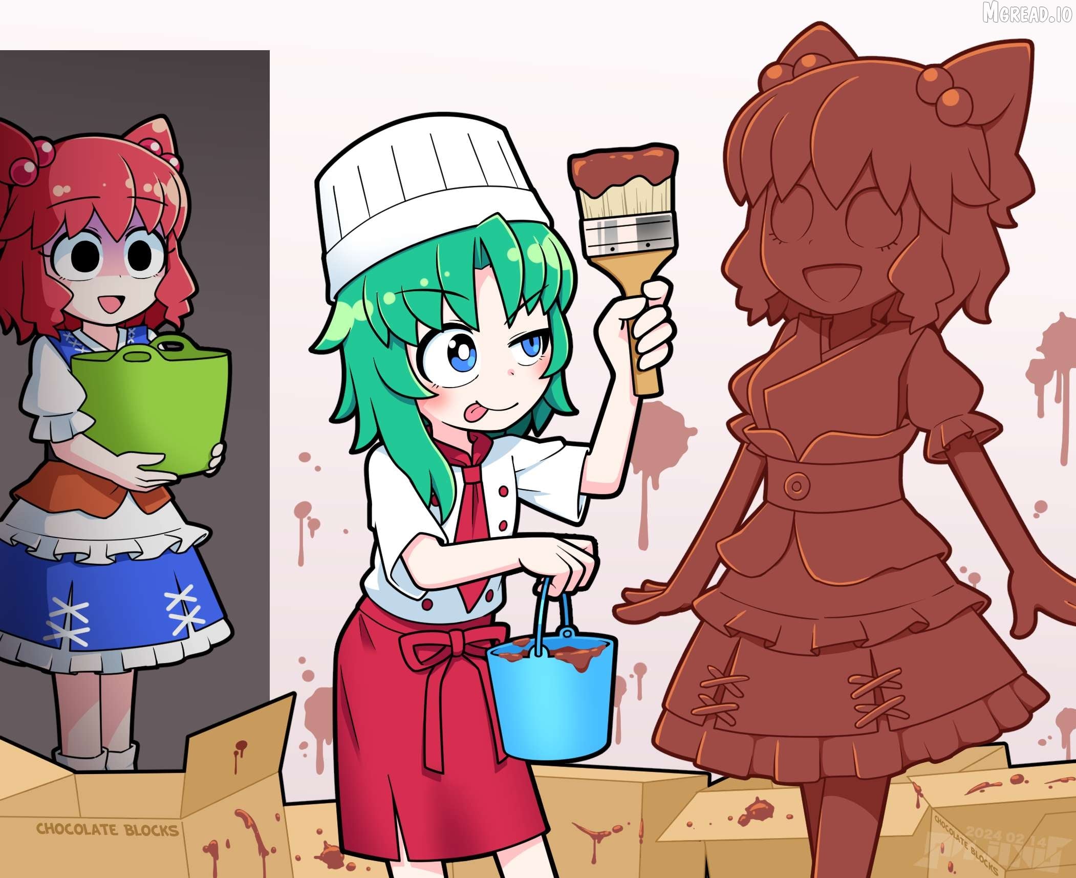 [Touhou] Komachi & Eiki 4 Lovey-Dovey Manga Chapter 28 - page 2