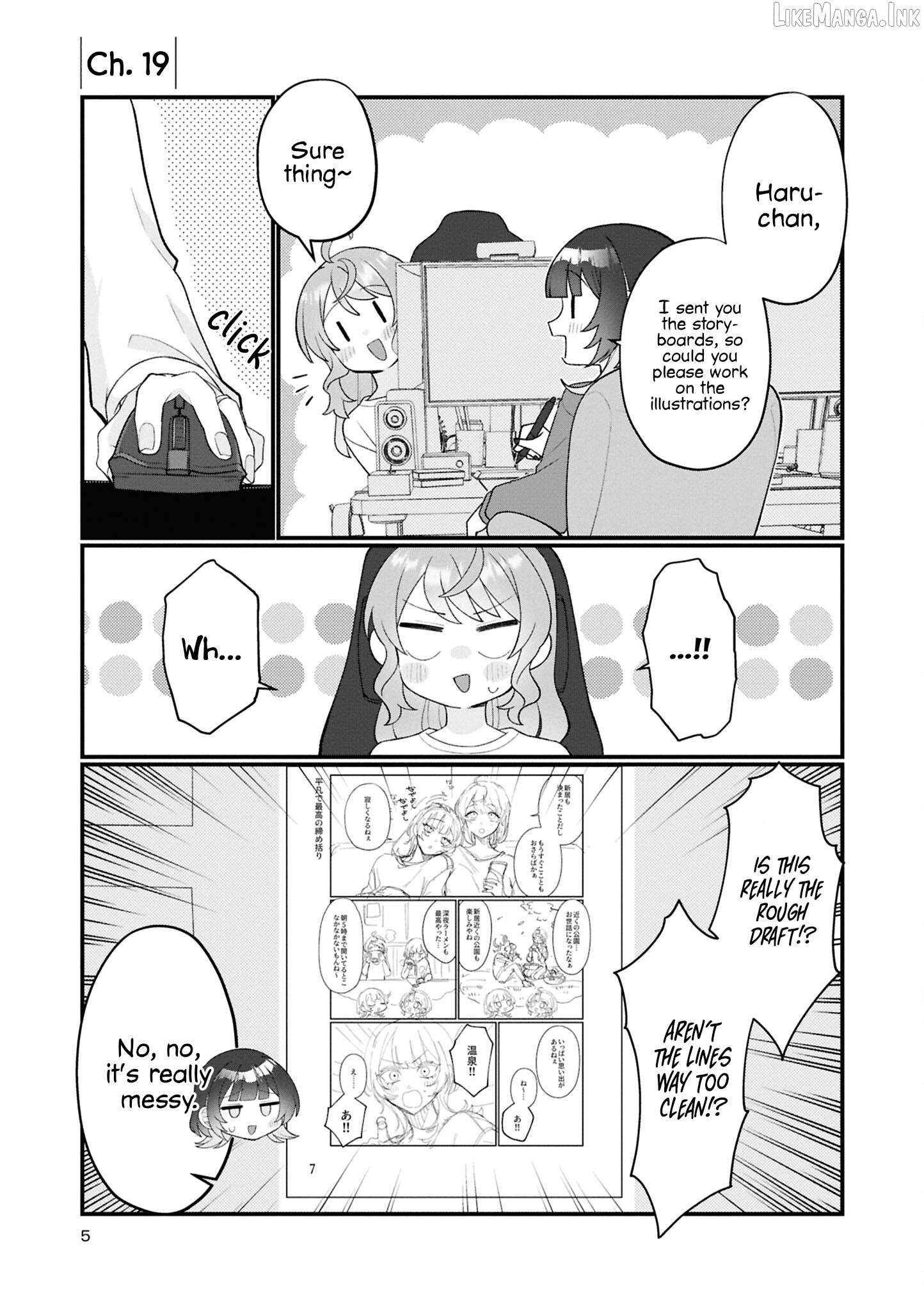 Koharu To Minato: Watashi No Partner Wa Onna No Ko Chapter 19 - page 3