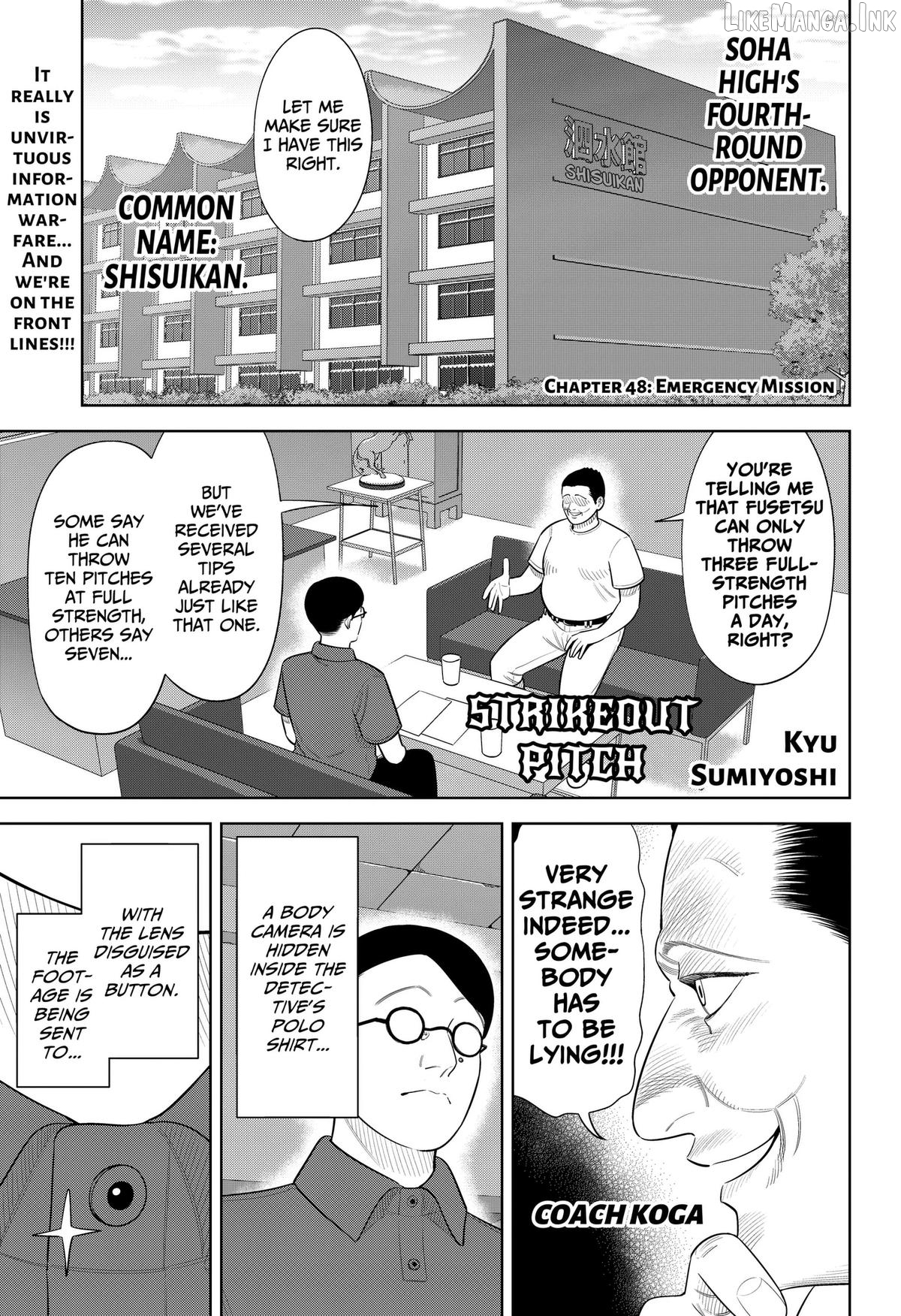 Strikeout Pitch Chapter 48 - page 1