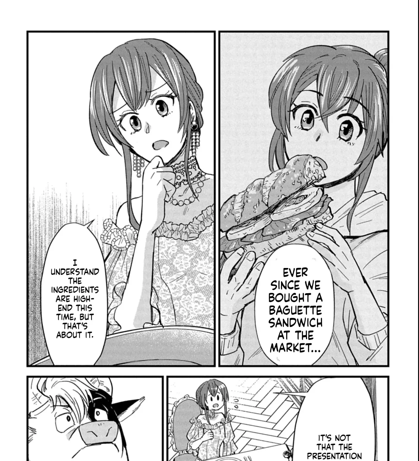 Tenkuu no Isekai Bistro-Ten - Kanban Musume Sorano ga Oishii Shiawase Todokemasu Chapter 12 - page 54