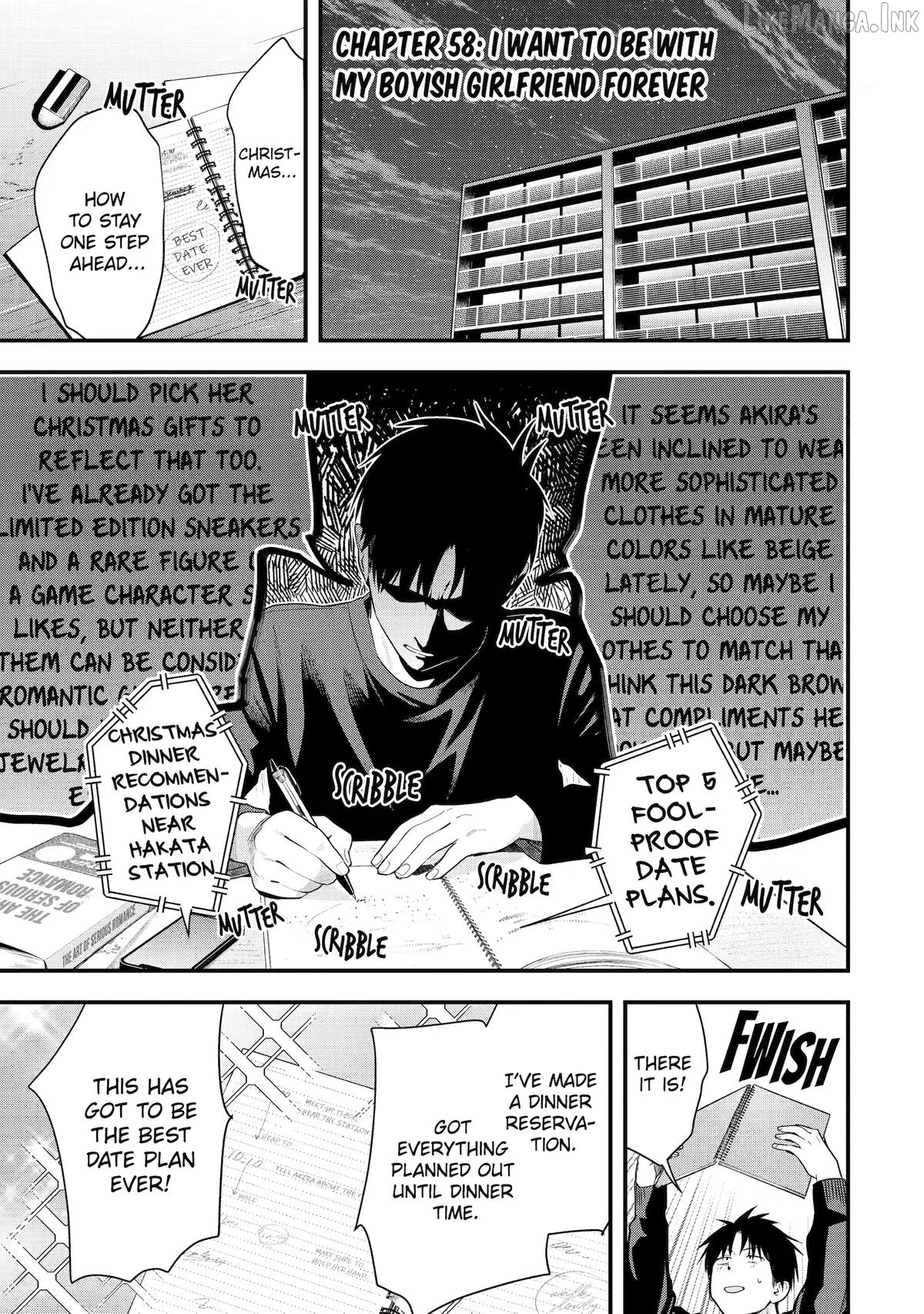 Takou no Boyish Kanojo Chapter 58 - page 1