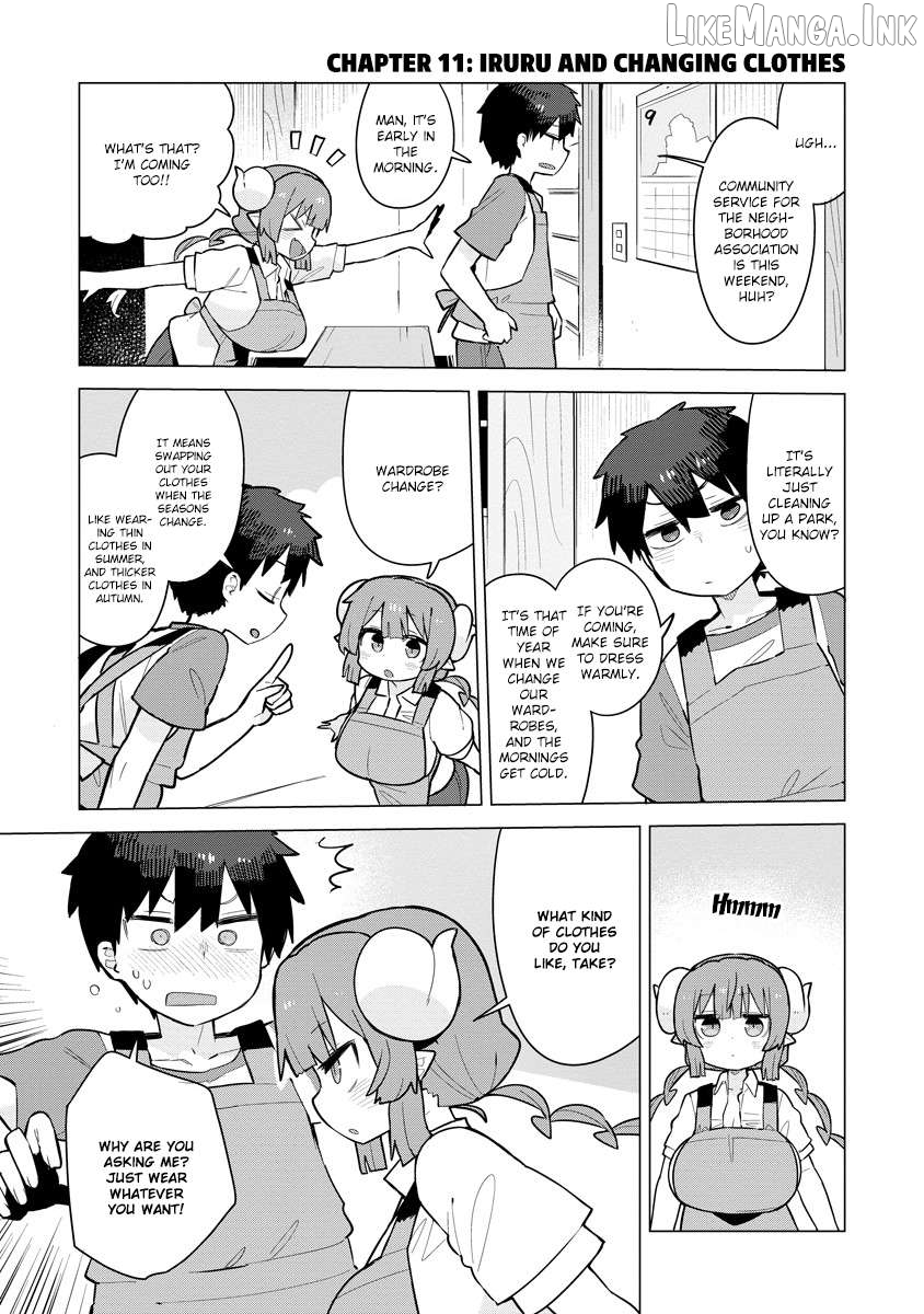 Kobayashi-san Chi no Maid Dragon: Iruru wa Koi toka Wakarimasen! Chapter 11 - page 1