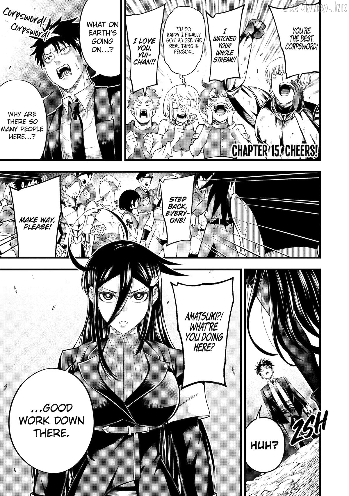 Shachiku Kensei, Haishinsha ni naru - Black Guild Kaishain, Ukkari Kaishayou Kaisen de S-kyuu Monster wo Aite ni Musou suru Tokoro wo Zenkoku Haishin shite shimau Chapter 15 - page 1