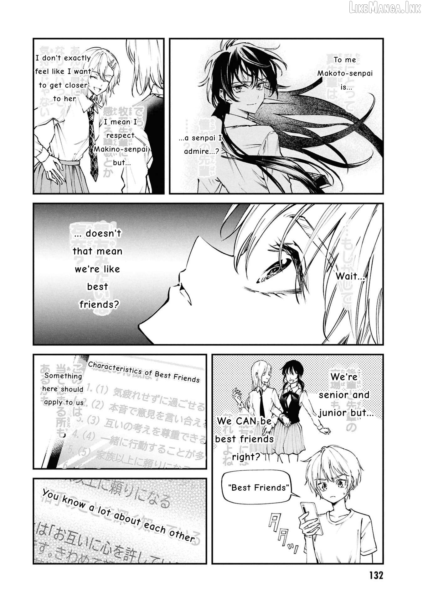 Makoto-senpai no Mae de wa Kakko Tsukerarenai! Chapter 10 - page 4