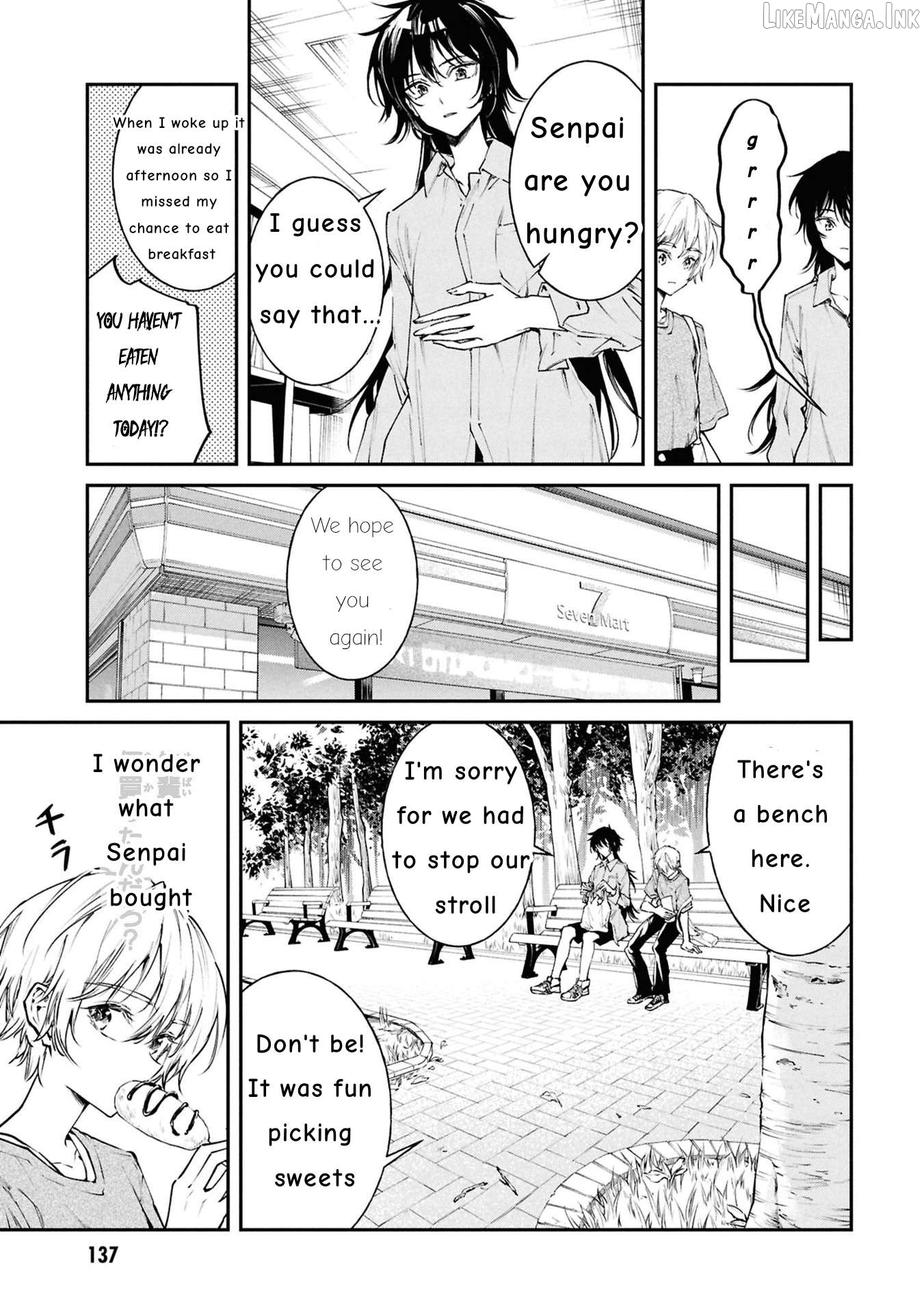 Makoto-senpai no Mae de wa Kakko Tsukerarenai! Chapter 10 - page 9