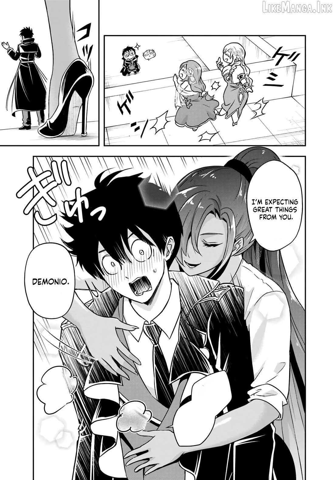 Sono Akuyaku Kizoku, Mama Heroine ga Suki Sugiru ~Shinshi na Doryoku de Saikyou to Nari Fuguu na Oshi Chara Tasukemakuru~ Chapter 40 - page 7
