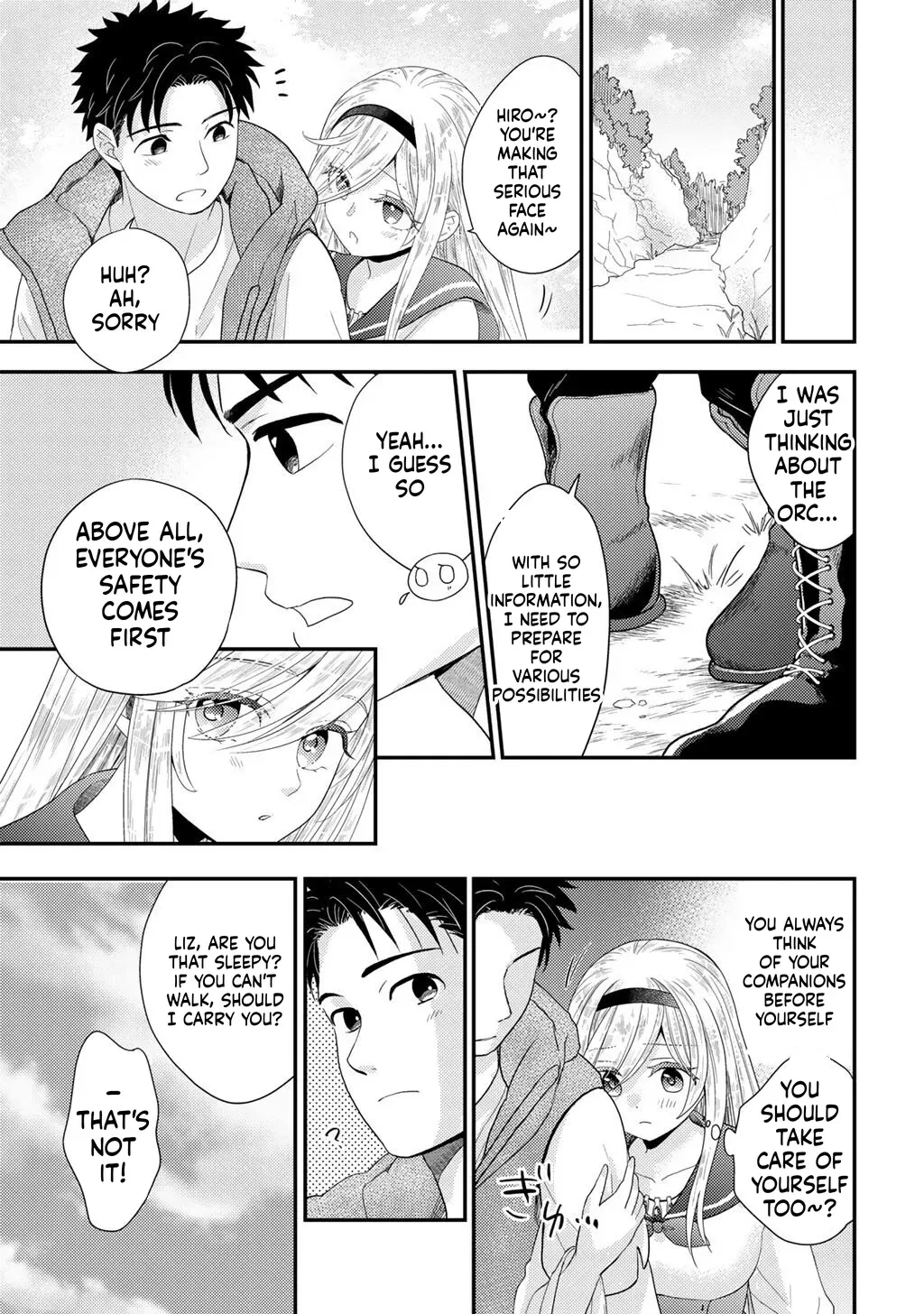 Isekai ni Kita Mitai Dakedo Dousureba Yoi no Darou: Shachiku SE no My Pace Boukenki Chapter 36 - page 15