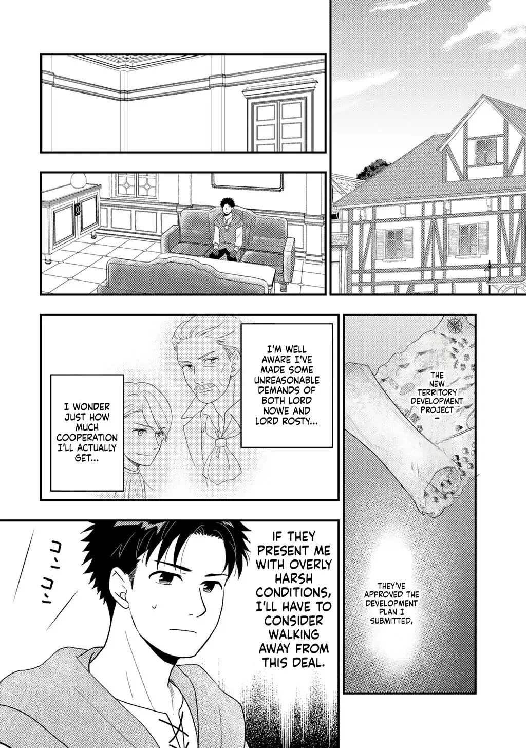Isekai ni Kita Mitai Dakedo Dousureba Yoi no Darou: Shachiku SE no My Pace Boukenki Chapter 38 - page 2