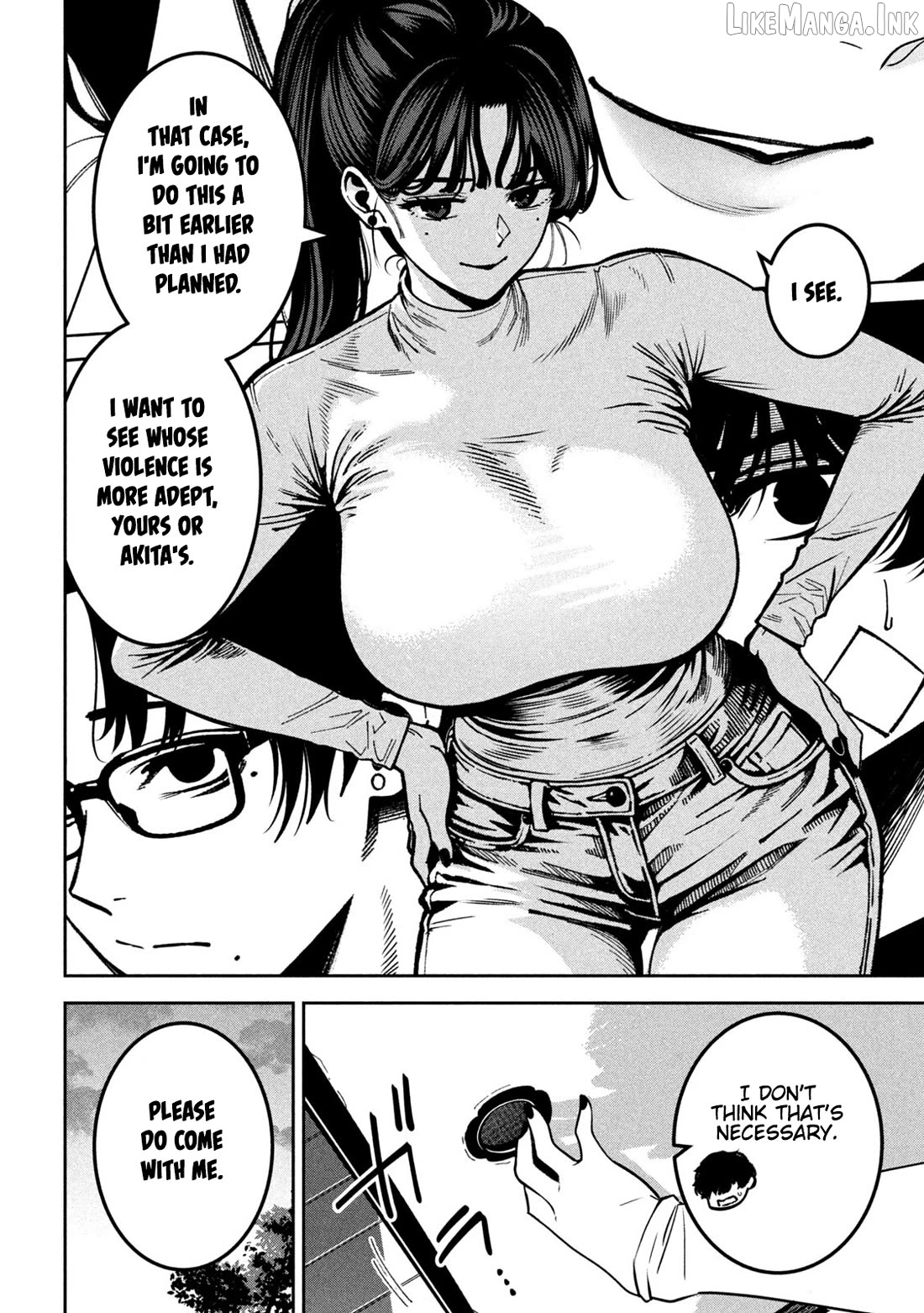 Bouryoku Banzai Chapter 61 - page 14