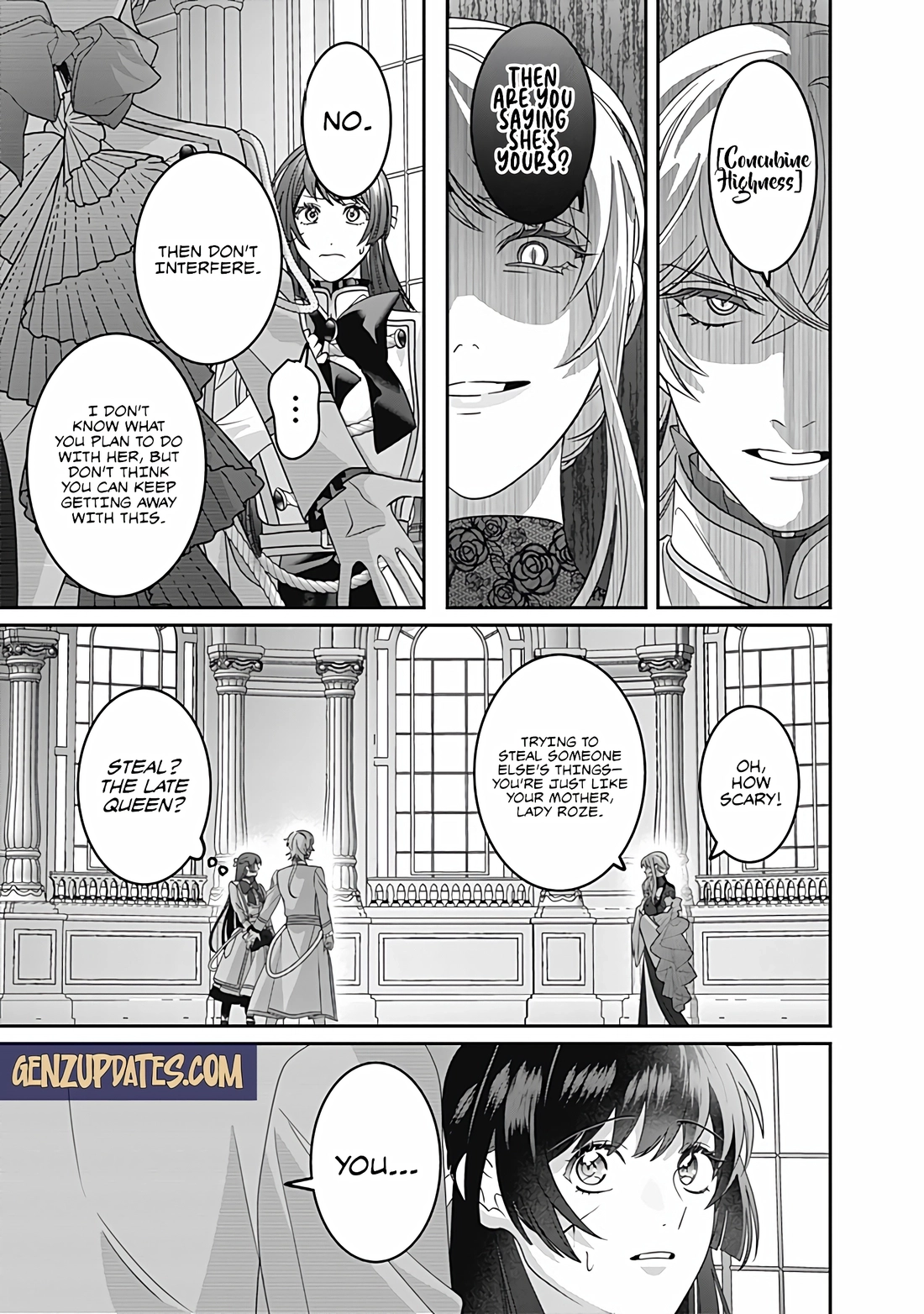 Mipurei no Otome Gēmu ni Tensei shita Heibon Reijō wa Seinaru Shishū no Ito o Sasu Bunssatsu-ban Chapter 10 - page 12