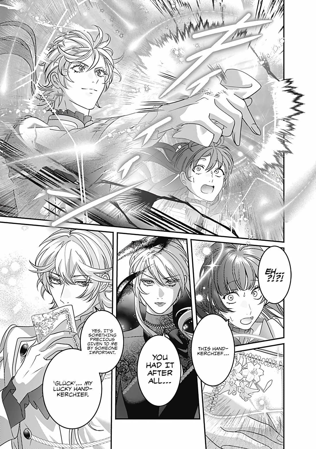 Mipurei no Otome Gēmu ni Tensei shita Heibon Reijō wa Seinaru Shishū no Ito o Sasu Bunssatsu-ban Chapter 10 - page 20