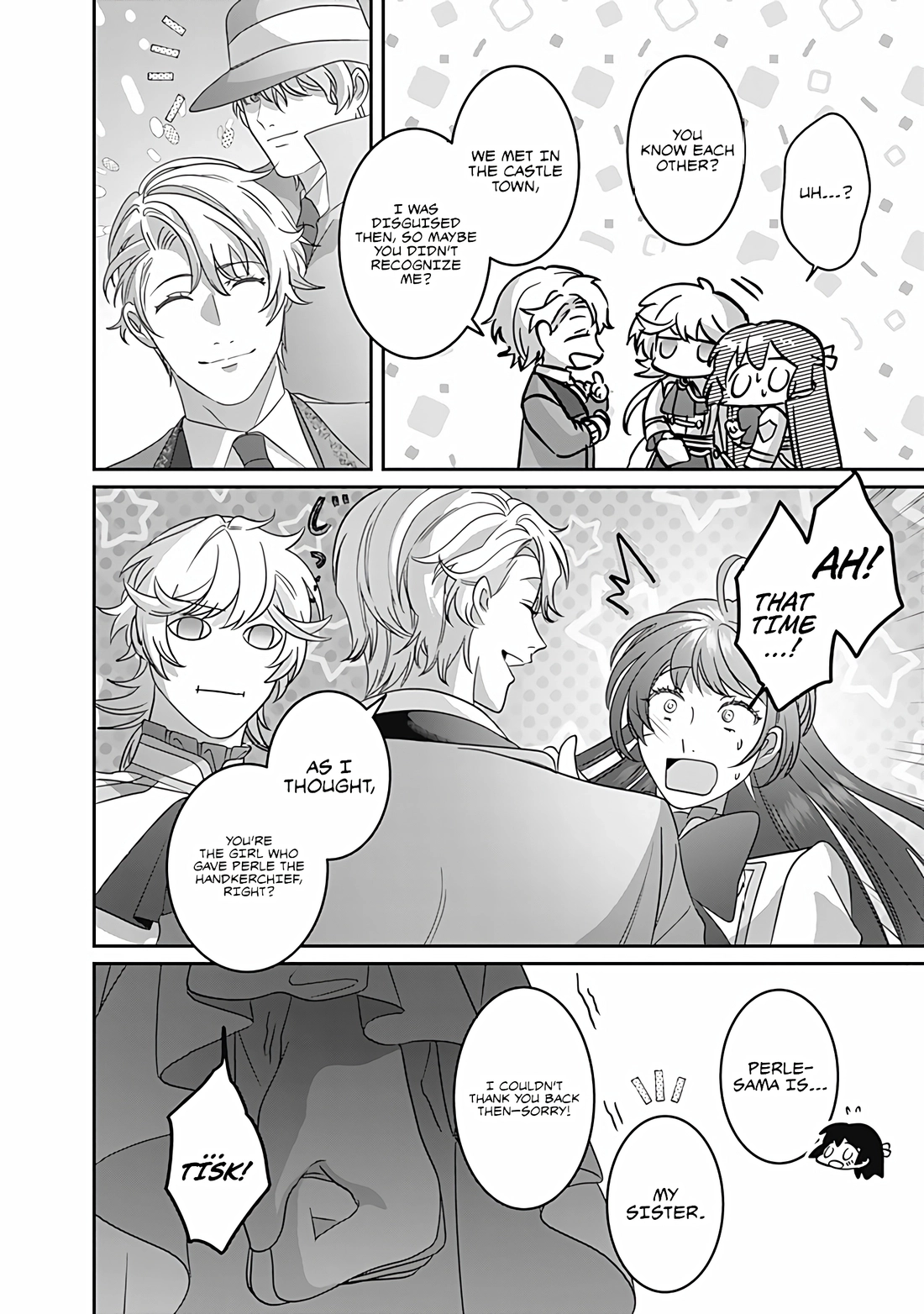 Mipurei no Otome Gēmu ni Tensei shita Heibon Reijō wa Seinaru Shishū no Ito o Sasu Bunssatsu-ban Chapter 10 - page 27