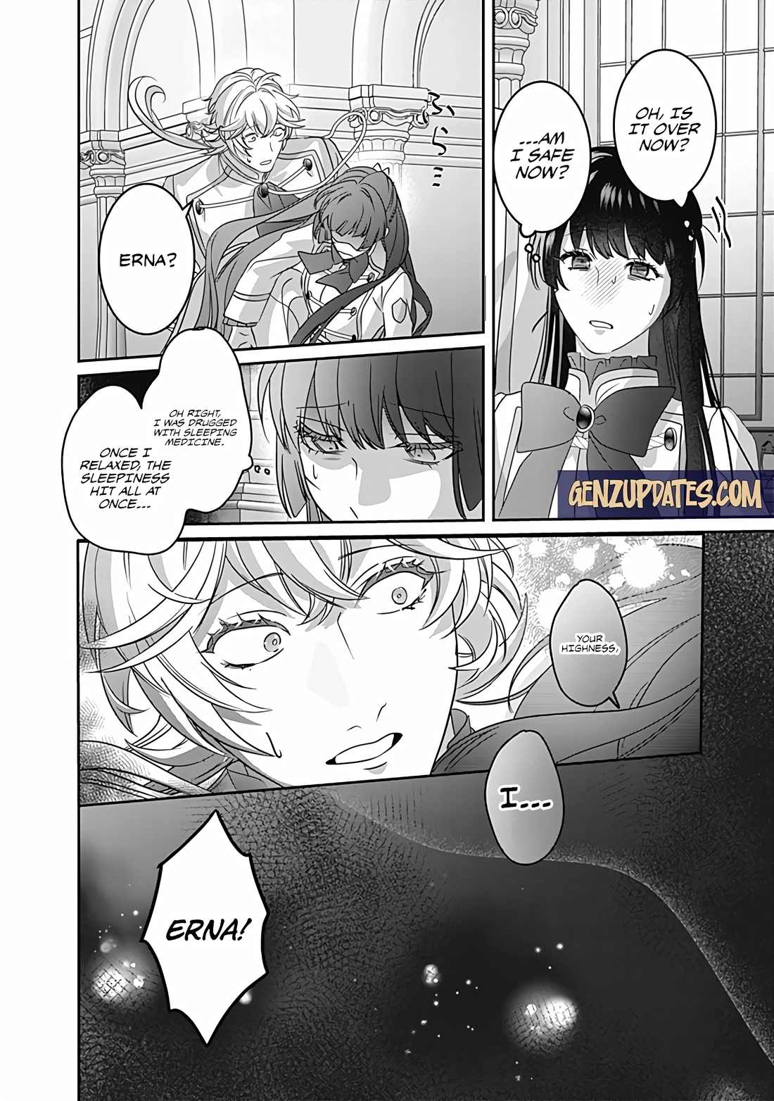 Mipurei no Otome Gēmu ni Tensei shita Heibon Reijō wa Seinaru Shishū no Ito o Sasu Bunssatsu-ban Chapter 10 - page 31