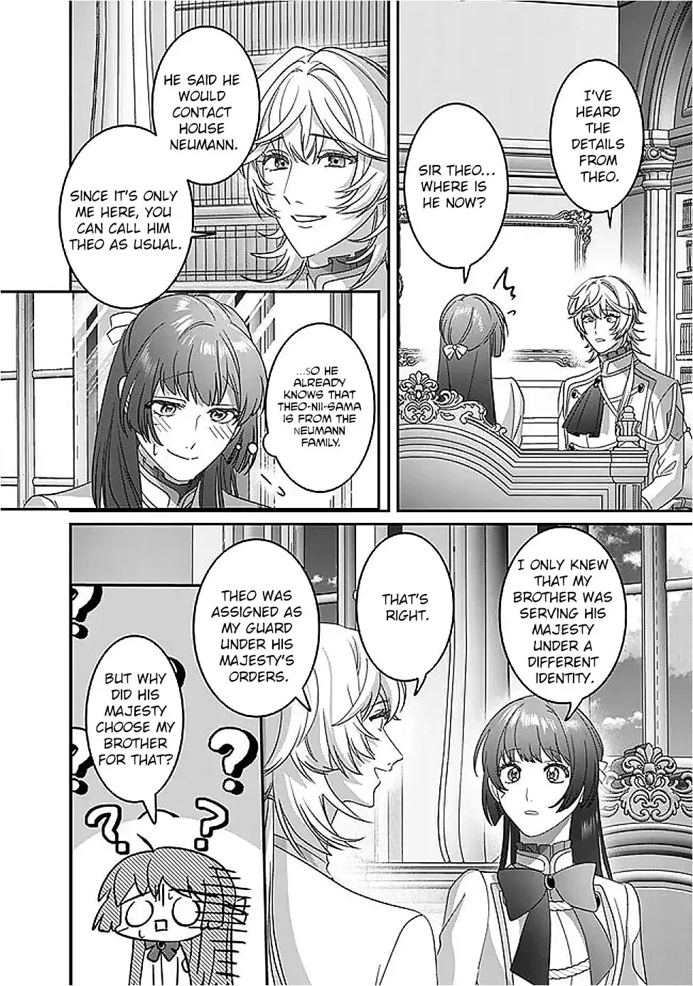 Mipurei no Otome Gēmu ni Tensei shita Heibon Reijō wa Seinaru Shishū no Ito o Sasu Bunssatsu-ban Chapter 11 - page 12