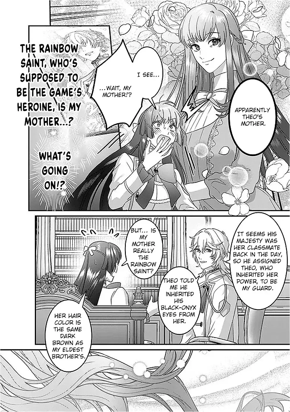 Mipurei no Otome Gēmu ni Tensei shita Heibon Reijō wa Seinaru Shishū no Ito o Sasu Bunssatsu-ban Chapter 11 - page 22