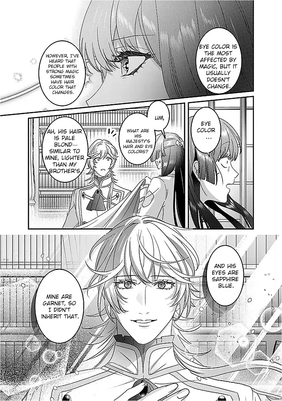 Mipurei no Otome Gēmu ni Tensei shita Heibon Reijō wa Seinaru Shishū no Ito o Sasu Bunssatsu-ban Chapter 11 - page 23