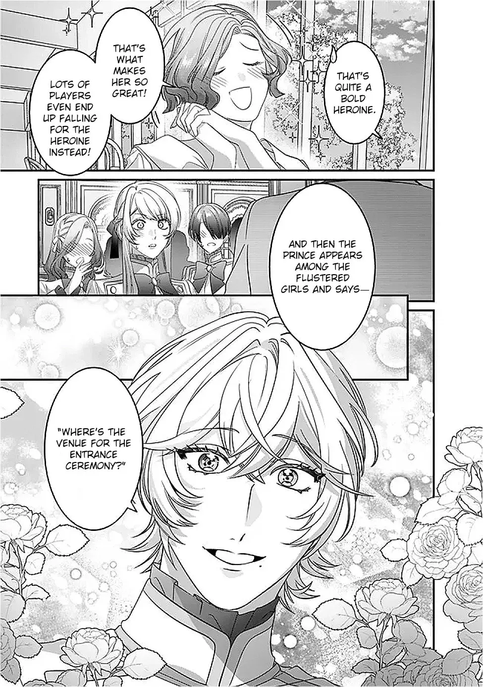 Mipurei no Otome Gēmu ni Tensei shita Heibon Reijō wa Seinaru Shishū no Ito o Sasu Bunssatsu-ban Chapter 11 - page 3