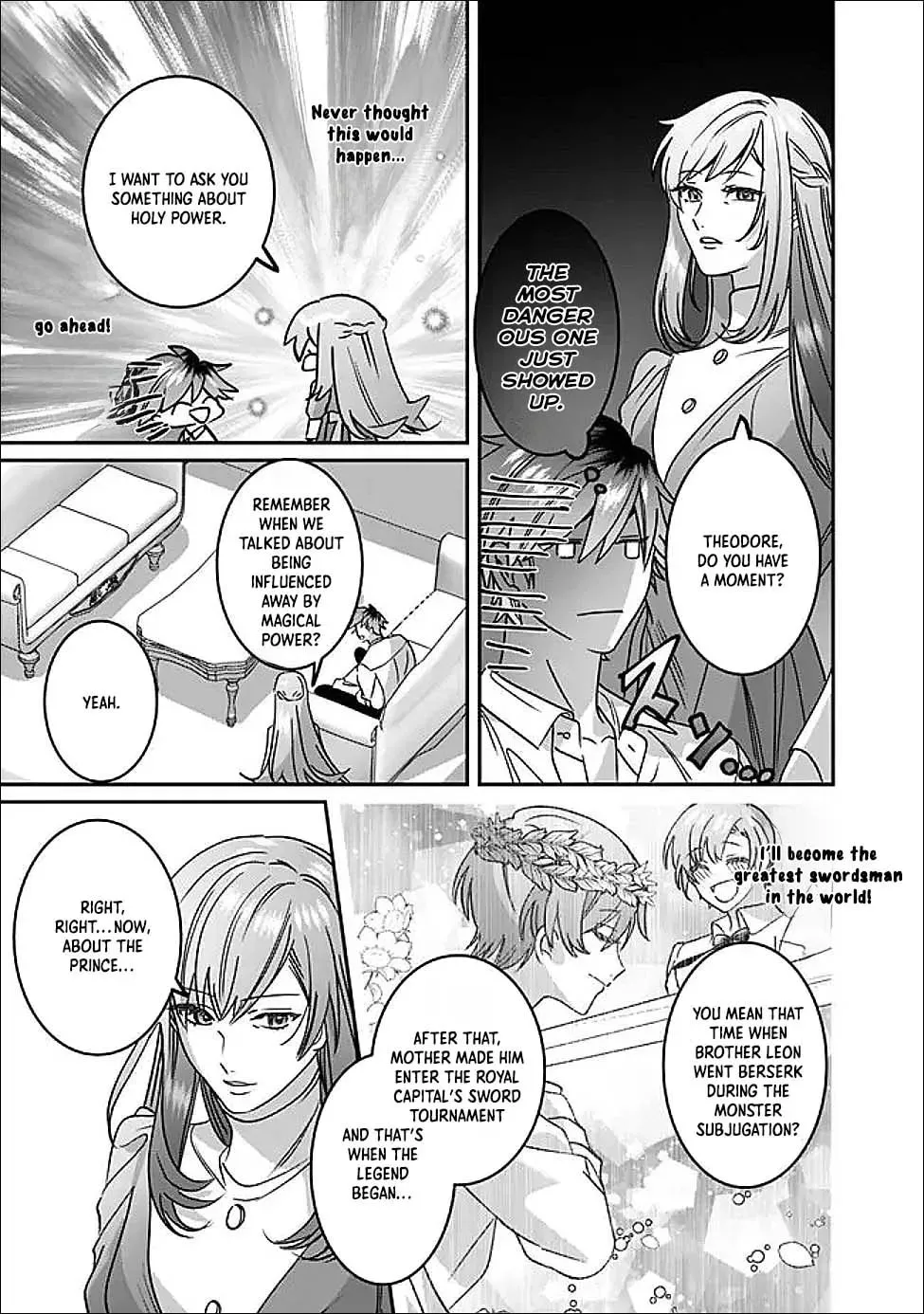 Mipurei no Otome Gēmu ni Tensei shita Heibon Reijō wa Seinaru Shishū no Ito o Sasu Bunssatsu-ban Chapter 14 - page 17
