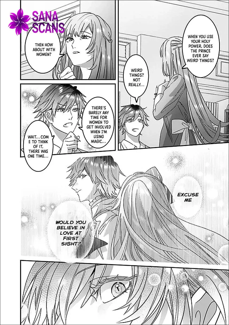Mipurei no Otome Gēmu ni Tensei shita Heibon Reijō wa Seinaru Shishū no Ito o Sasu Bunssatsu-ban Chapter 14 - page 18