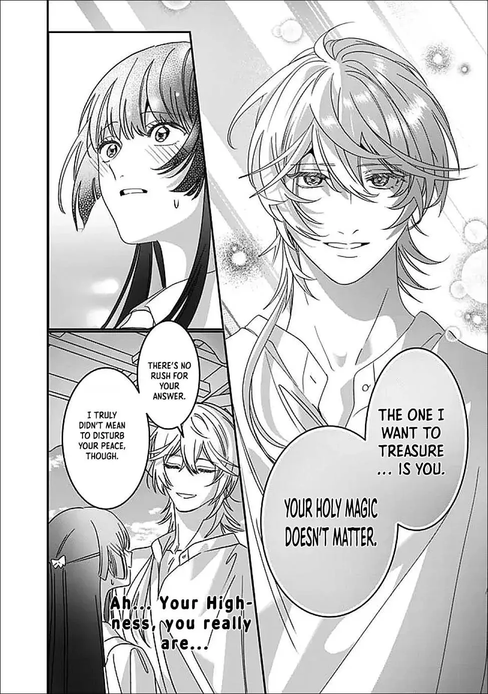 Mipurei no Otome Gēmu ni Tensei shita Heibon Reijō wa Seinaru Shishū no Ito o Sasu Bunssatsu-ban Chapter 14 - page 26