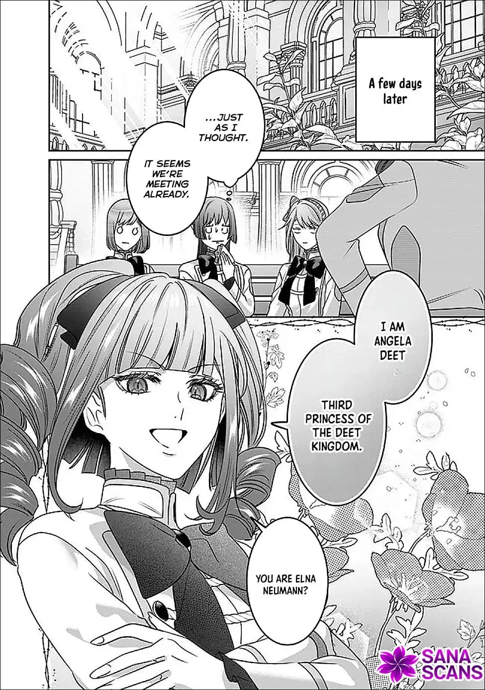 Mipurei no Otome Gēmu ni Tensei shita Heibon Reijō wa Seinaru Shishū no Ito o Sasu Bunssatsu-ban Chapter 15 - page 22