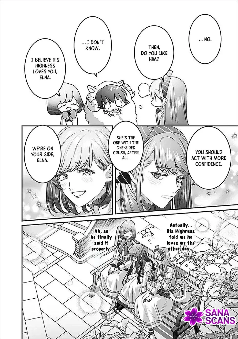 Mipurei no Otome Gēmu ni Tensei shita Heibon Reijō wa Seinaru Shishū no Ito o Sasu Bunssatsu-ban Chapter 15 - page 28