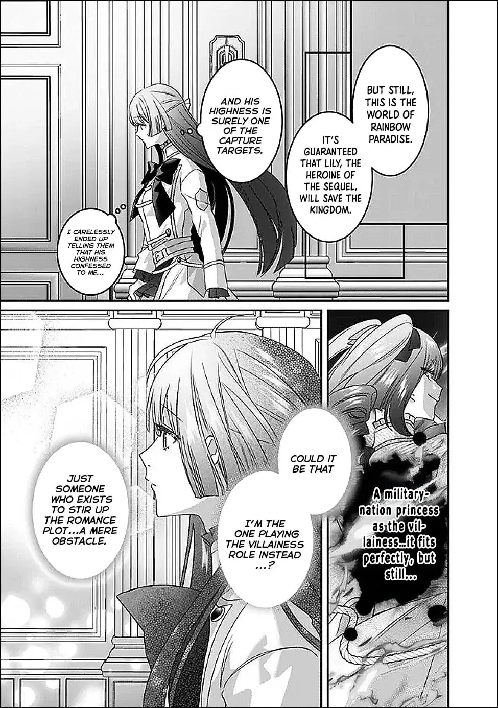 Mipurei no Otome Gēmu ni Tensei shita Heibon Reijō wa Seinaru Shishū no Ito o Sasu Bunssatsu-ban Chapter 15 - page 29