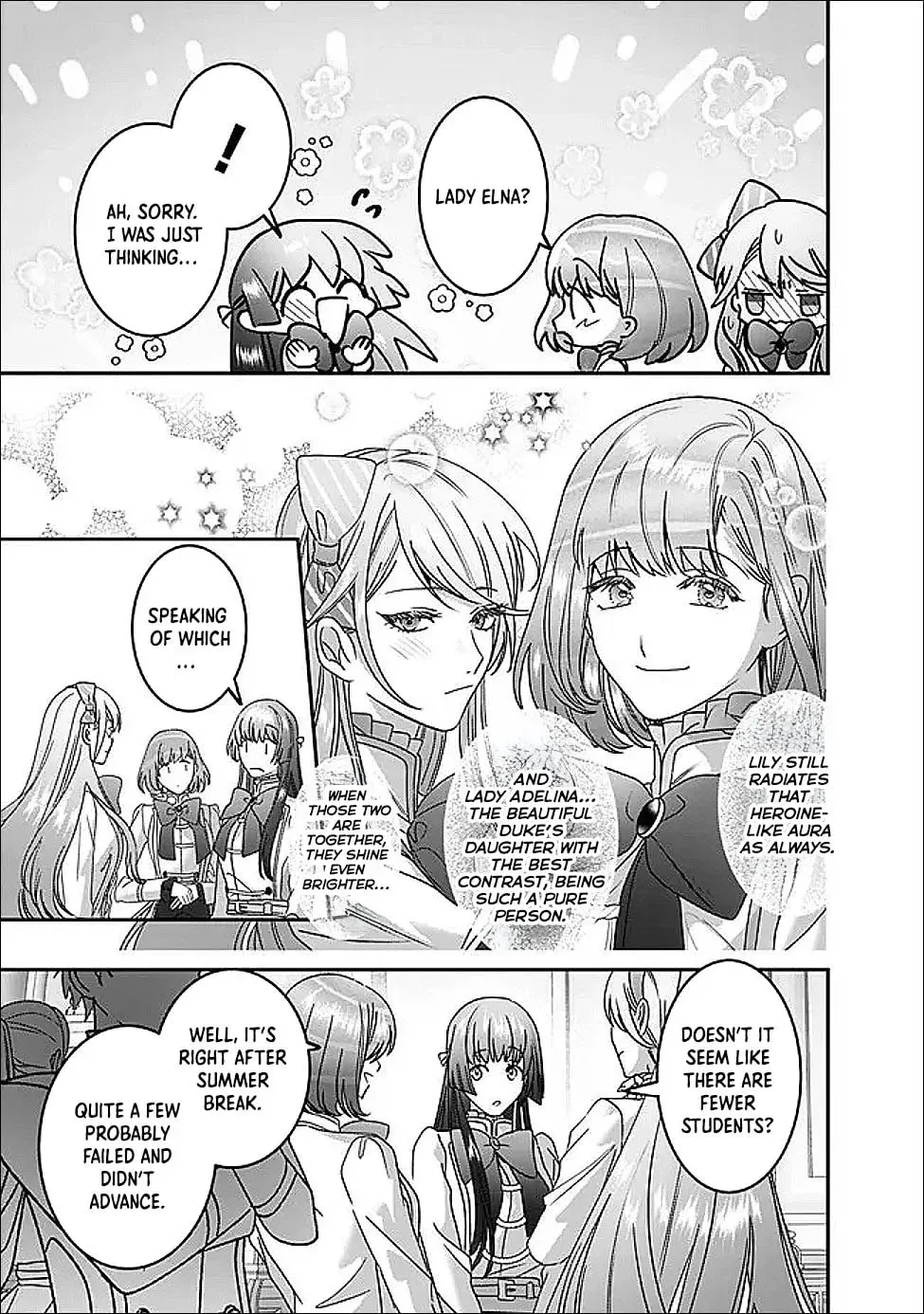 Mipurei no Otome Gēmu ni Tensei shita Heibon Reijō wa Seinaru Shishū no Ito o Sasu Bunssatsu-ban Chapter 15 - page 3