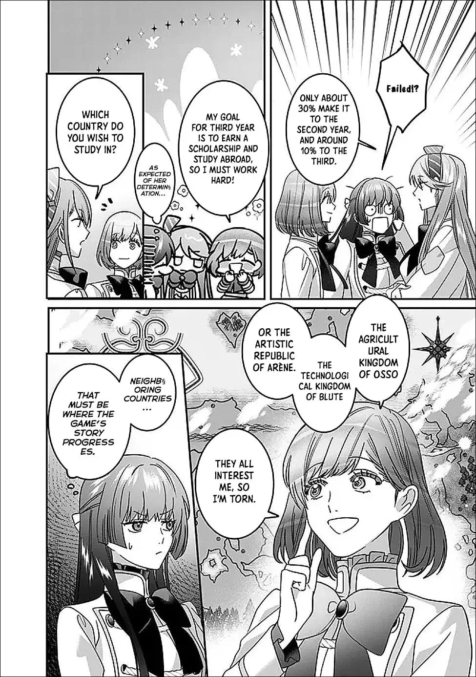Mipurei no Otome Gēmu ni Tensei shita Heibon Reijō wa Seinaru Shishū no Ito o Sasu Bunssatsu-ban Chapter 15 - page 4