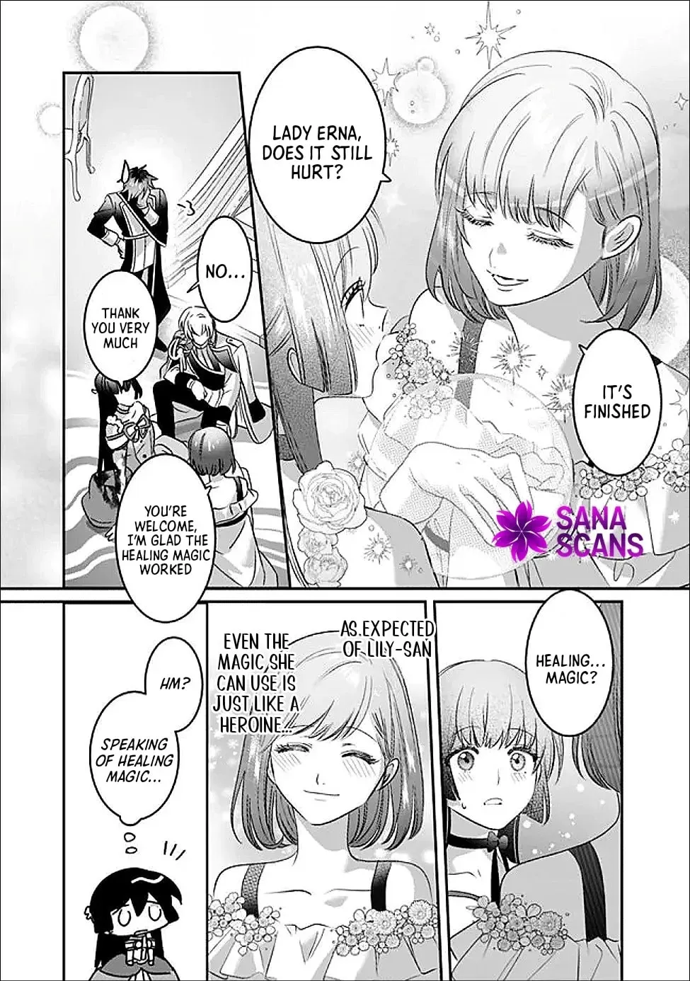 Mipurei no Otome Gēmu ni Tensei shita Heibon Reijō wa Seinaru Shishū no Ito o Sasu Bunssatsu-ban Chapter 17 - page 19