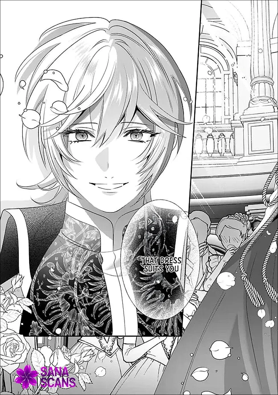 Mipurei no Otome Gēmu ni Tensei shita Heibon Reijō wa Seinaru Shishū no Ito o Sasu Bunssatsu-ban Chapter 17 - page 2
