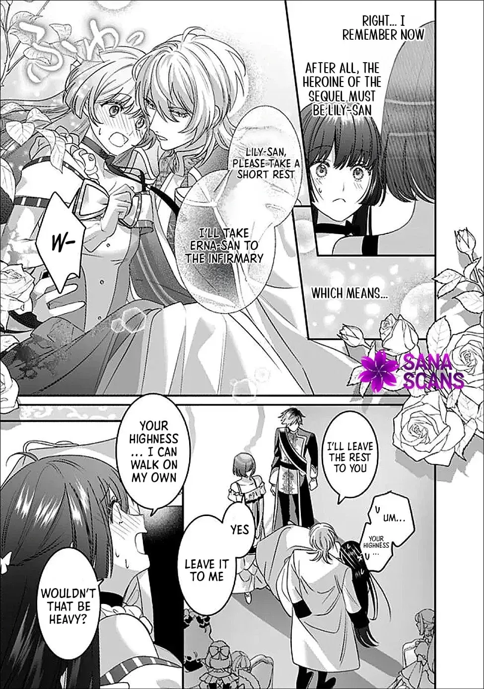 Mipurei no Otome Gēmu ni Tensei shita Heibon Reijō wa Seinaru Shishū no Ito o Sasu Bunssatsu-ban Chapter 17 - page 21