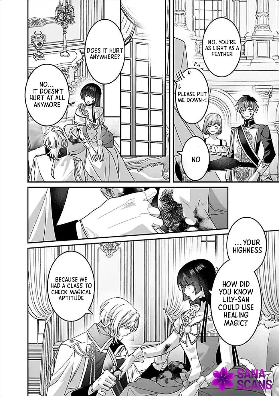 Mipurei no Otome Gēmu ni Tensei shita Heibon Reijō wa Seinaru Shishū no Ito o Sasu Bunssatsu-ban Chapter 17 - page 22