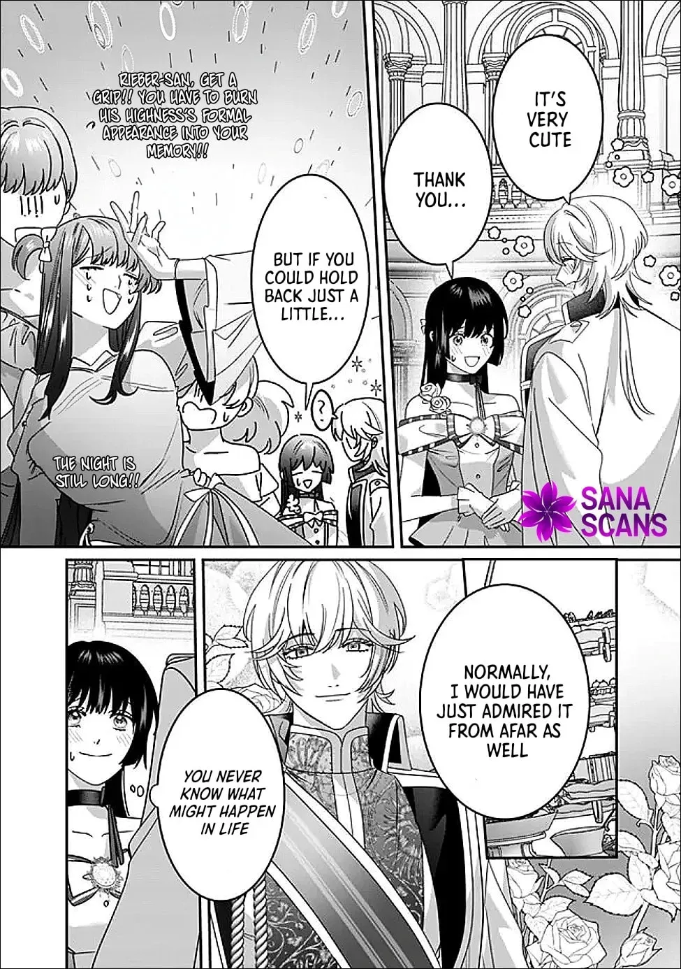 Mipurei no Otome Gēmu ni Tensei shita Heibon Reijō wa Seinaru Shishū no Ito o Sasu Bunssatsu-ban Chapter 17 - page 4