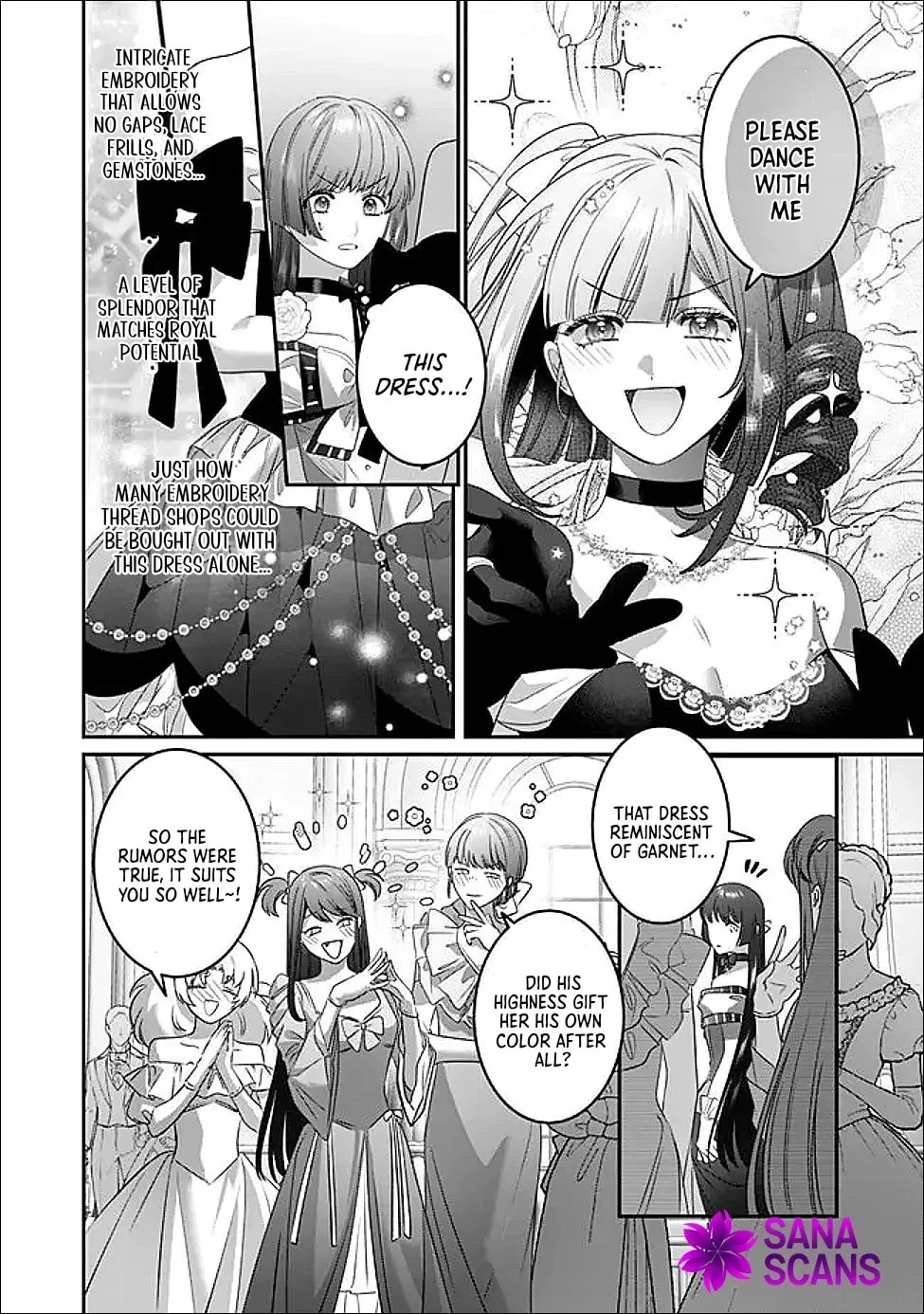 Mipurei no Otome Gēmu ni Tensei shita Heibon Reijō wa Seinaru Shishū no Ito o Sasu Bunssatsu-ban Chapter 17 - page 6