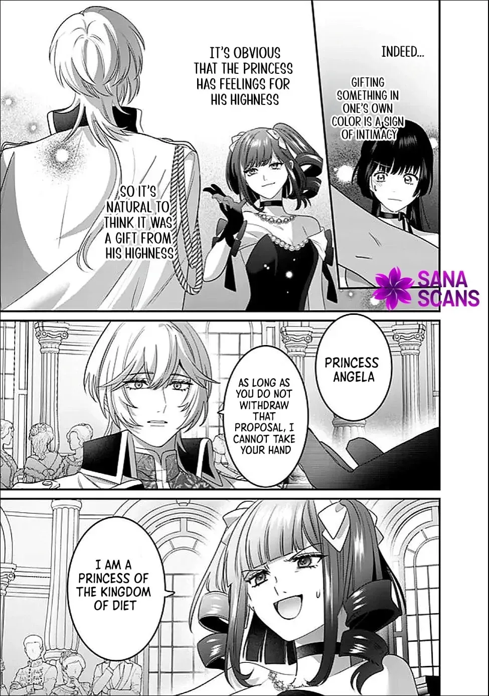 Mipurei no Otome Gēmu ni Tensei shita Heibon Reijō wa Seinaru Shishū no Ito o Sasu Bunssatsu-ban Chapter 17 - page 7