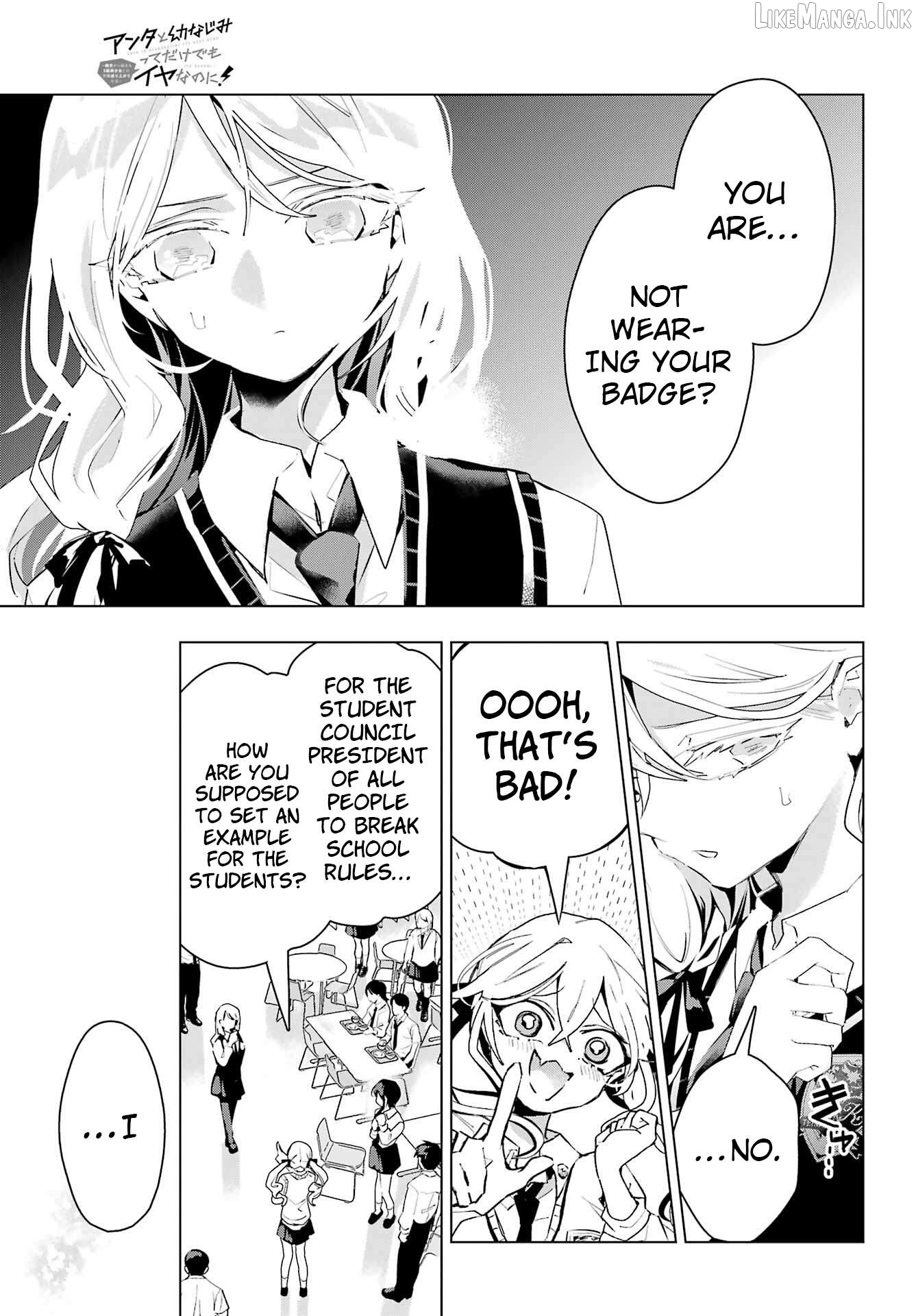 Anta to Osananajimitte dake demo Iyananoni! ~Zekkou kara Hajimaru S-kyuu Bishoujo to no Gakuen Nariagari Seikatsu~ Chapter 14 - page 25