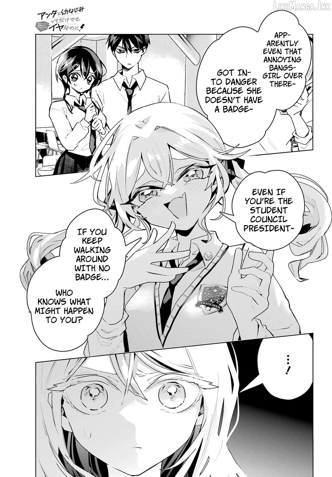 Anta to Osananajimitte dake demo Iyananoni! ~Zekkou kara Hajimaru S-kyuu Bishoujo to no Gakuen Nariagari Seikatsu~ Chapter 14 - page 27