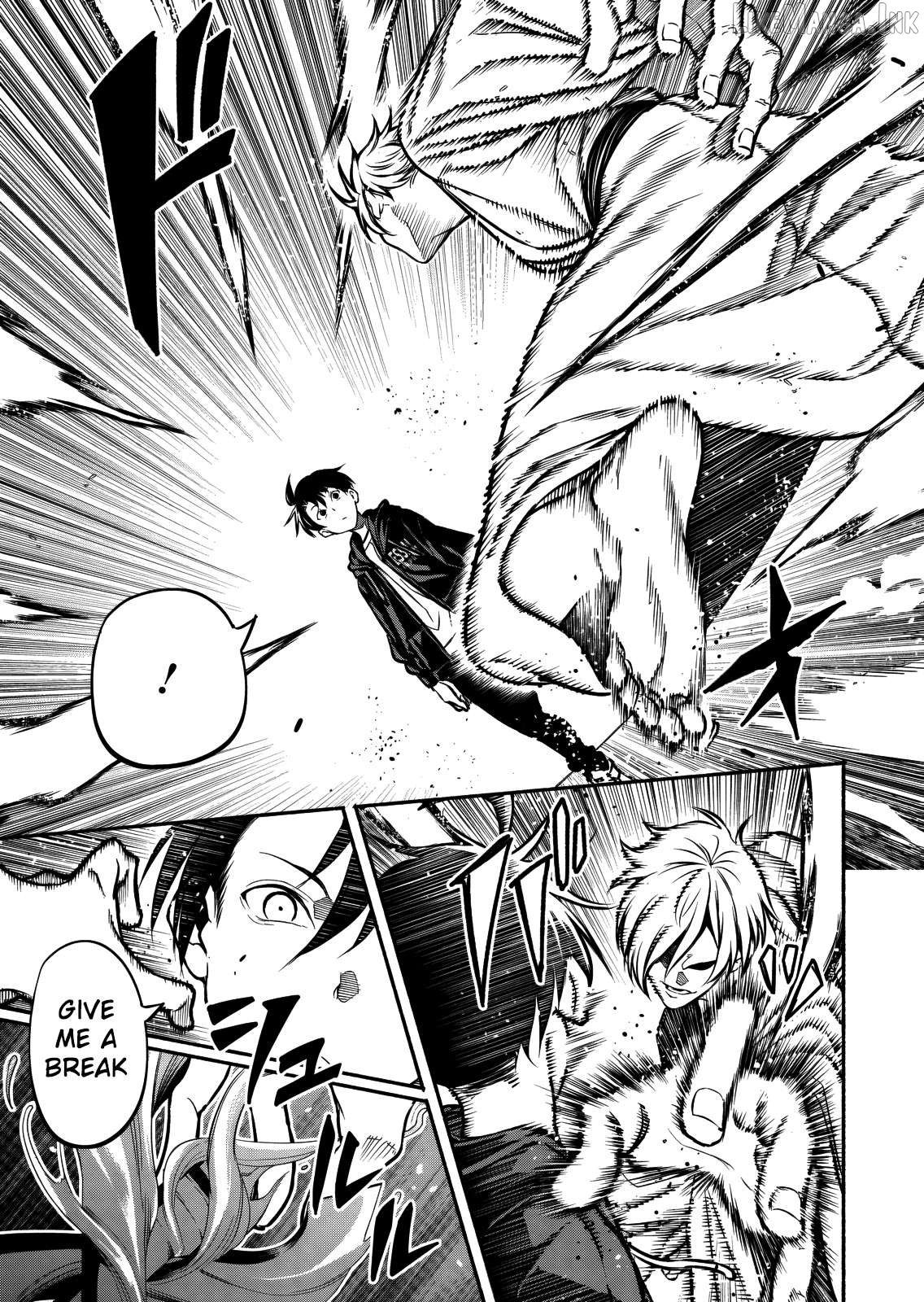 Isekai kara kikan shitara chikyuu mo kanari fantajiu deshita. Ato, makeheroin-domo kocchi minna. Chapter 12 - page 8
